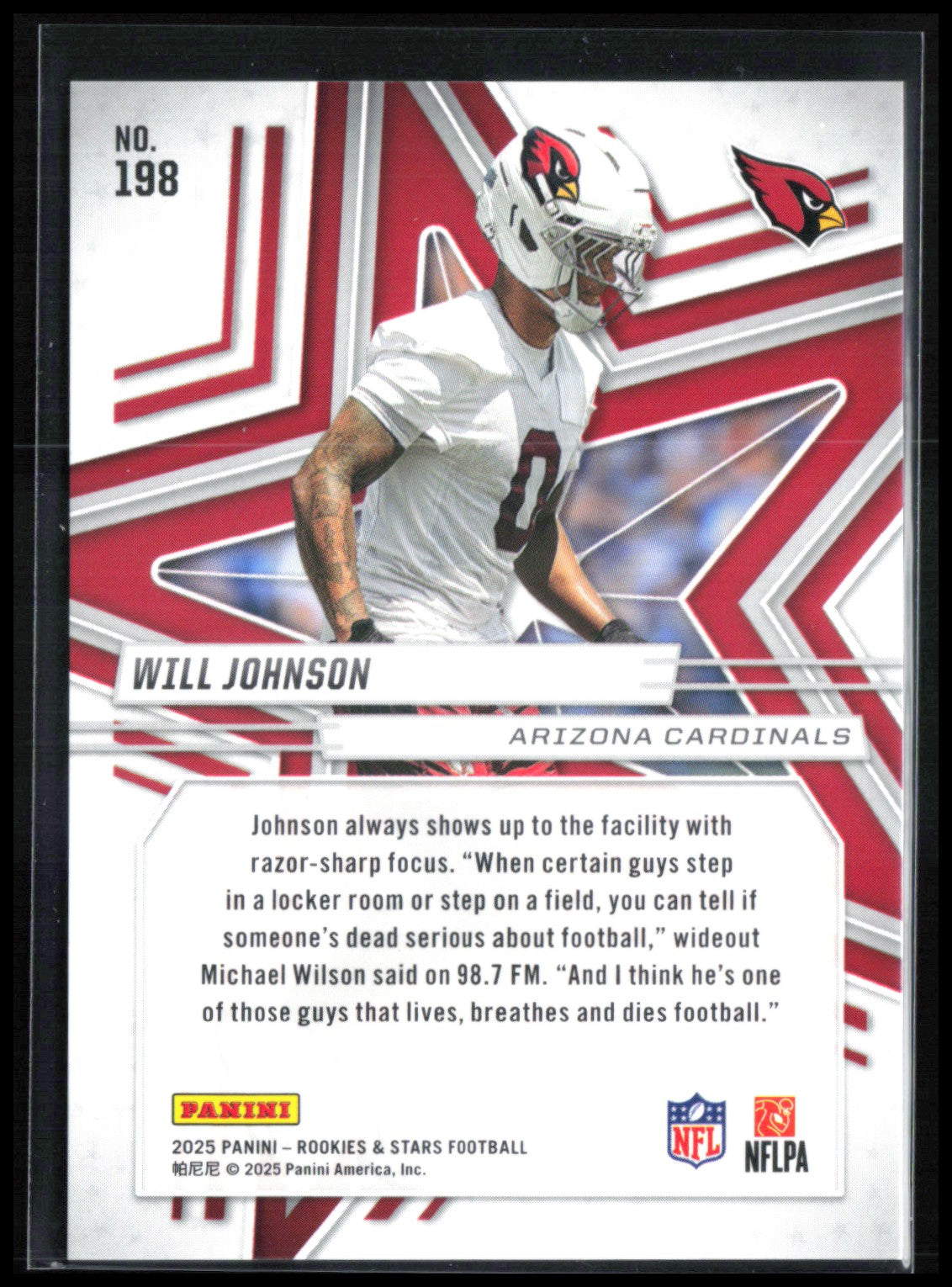 Will Johnson RC Red /49