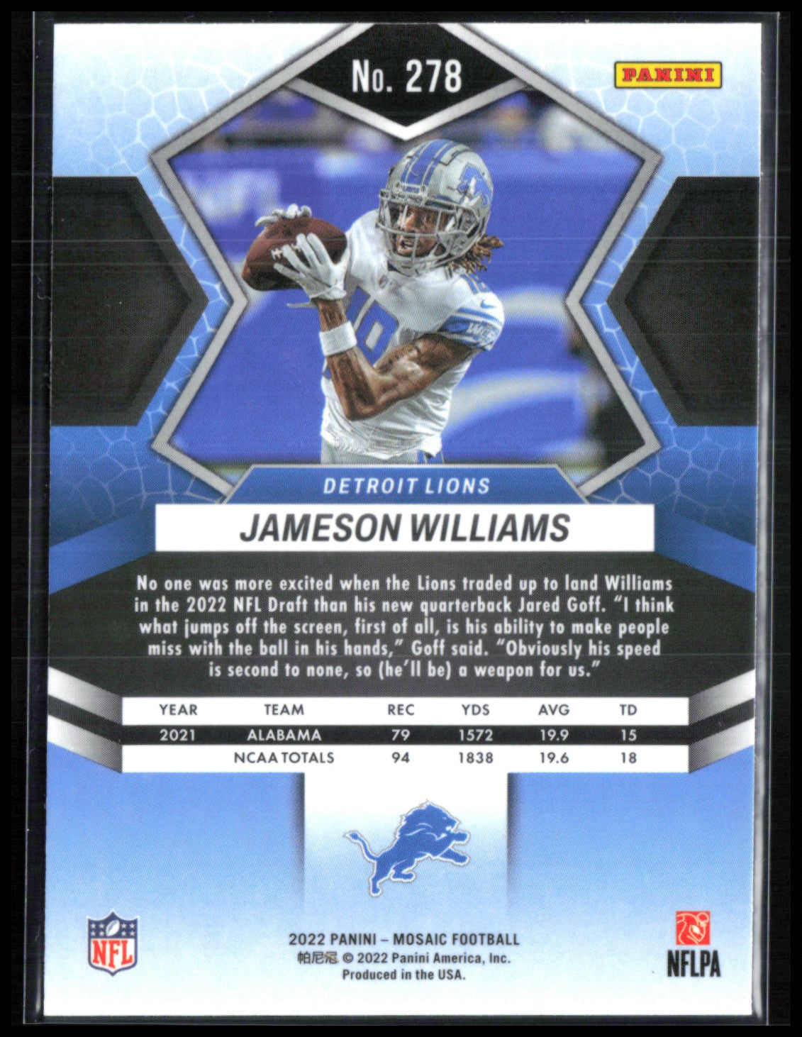 Jameson Williams RC