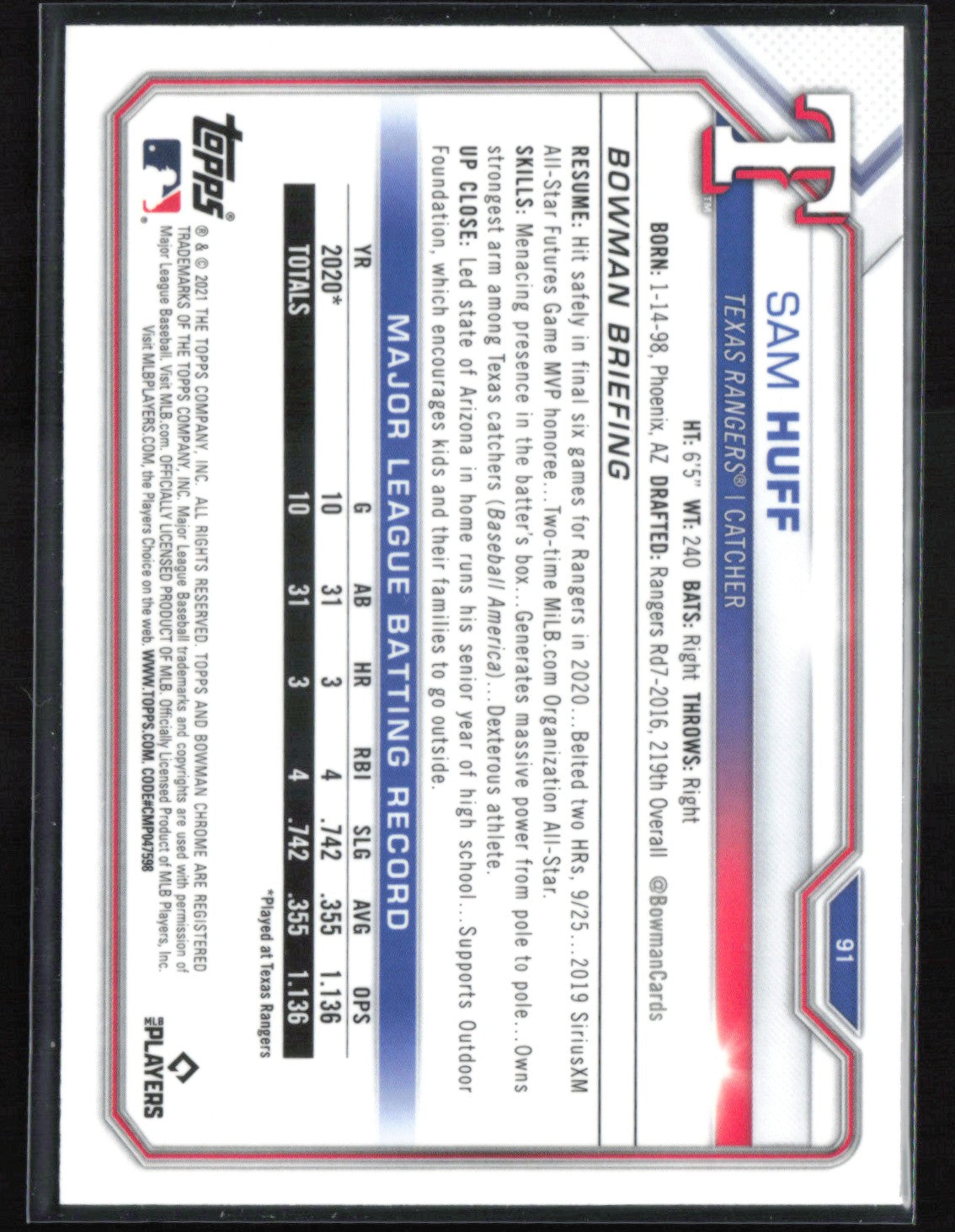 Sam Huff RC