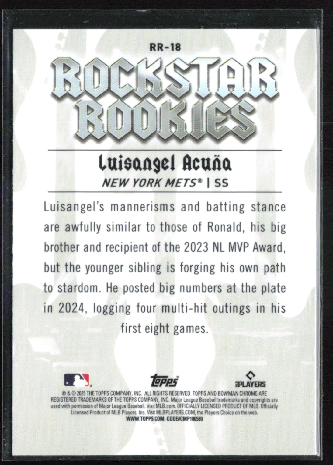 Luisangel Acuna RC