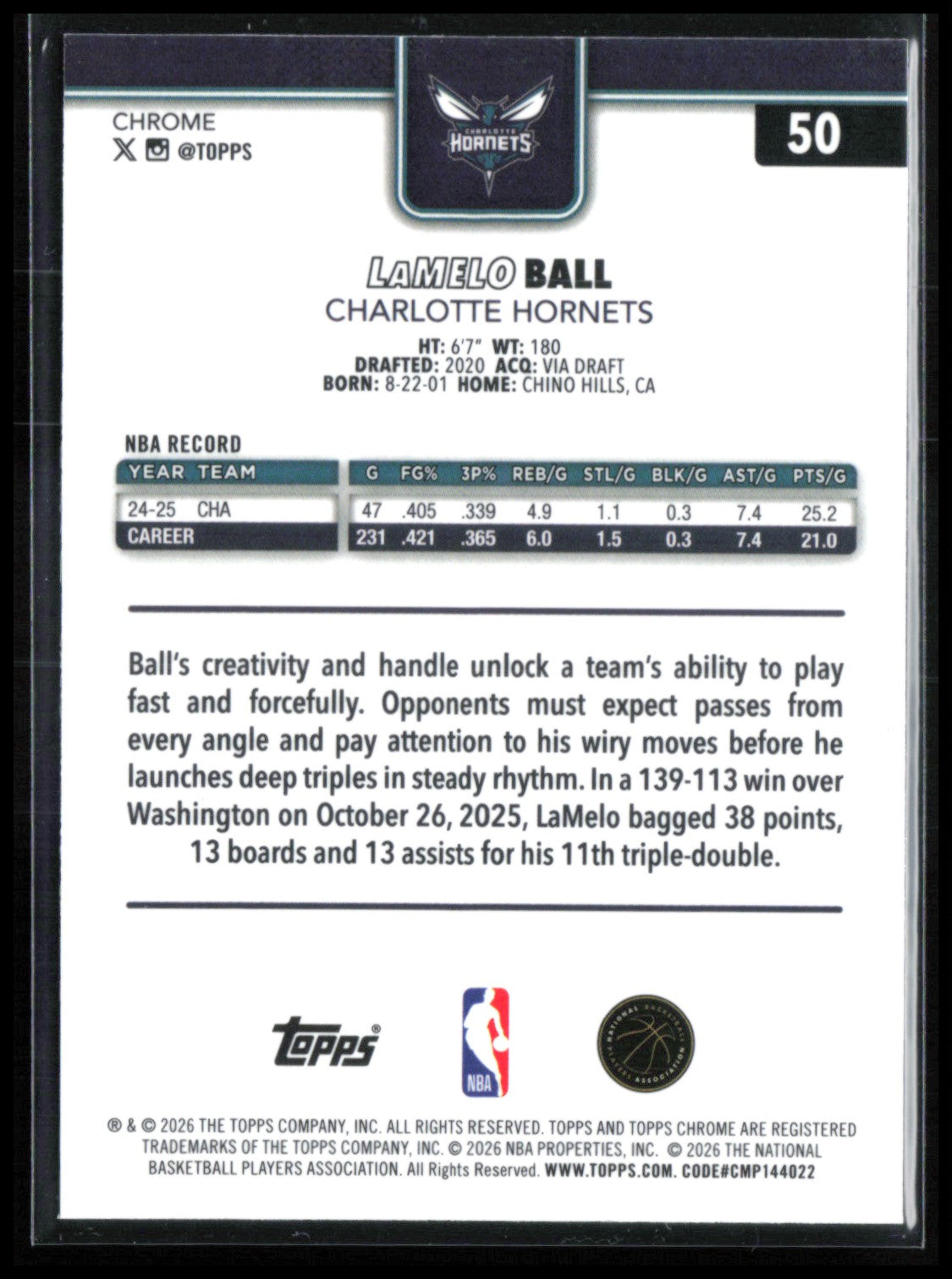 LaMelo Ball X-Fractor