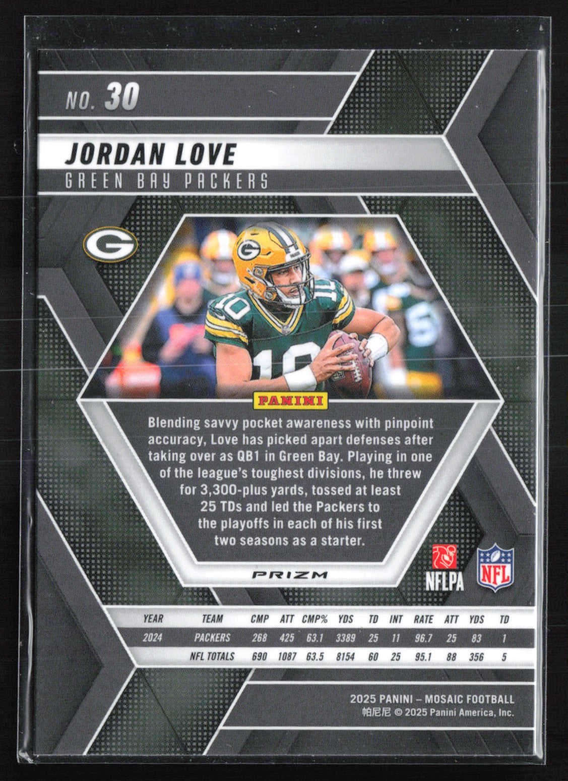 Jordan Love Mosaic Prizm