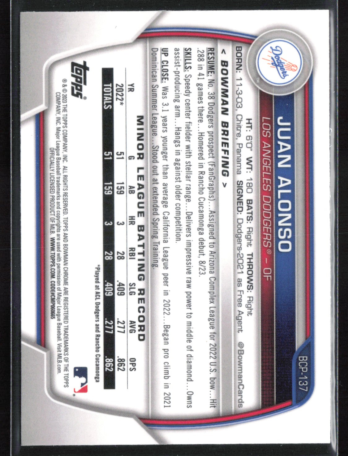 Juan Alonso 1st Bowman