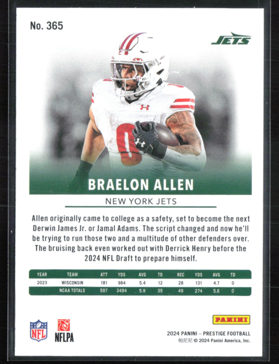 Braelon Allen RC Sparkle