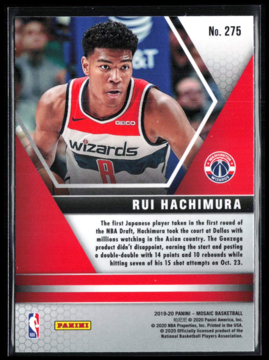 Rui Hachimura RC Debut