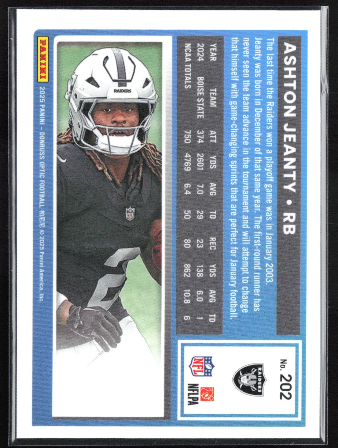 Ashton Jeanty RC Optic