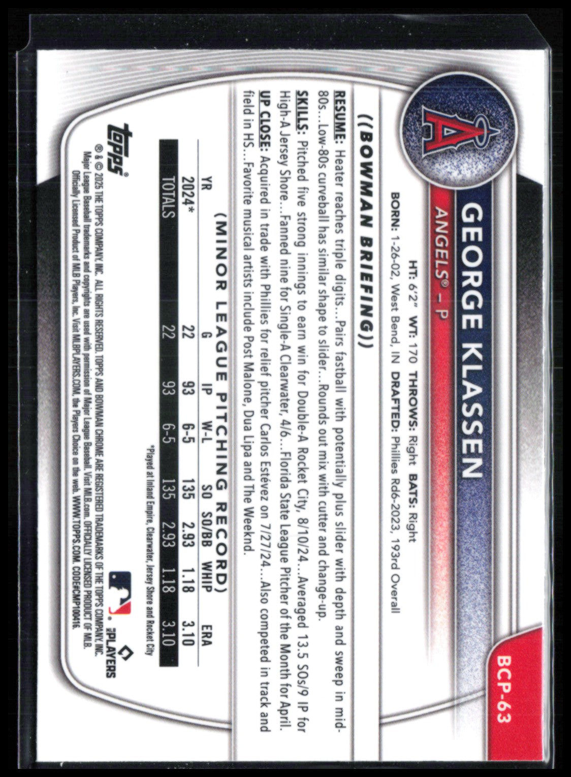 George Klassen 1st Bowman