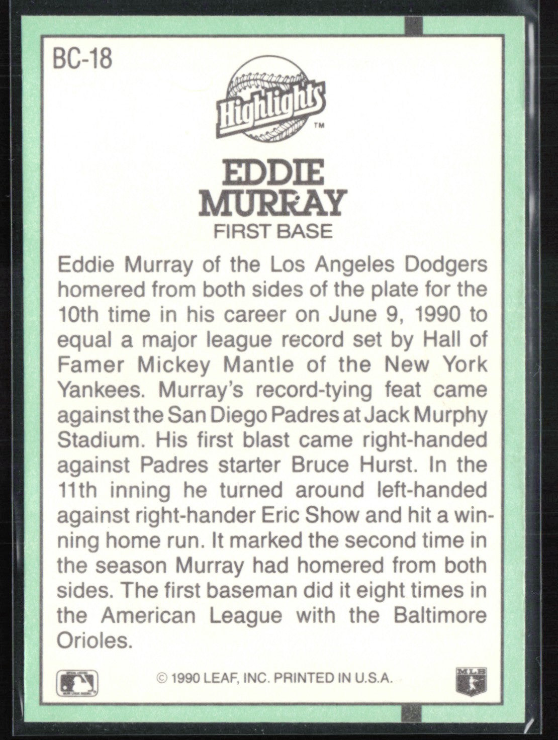 Eddie Murray