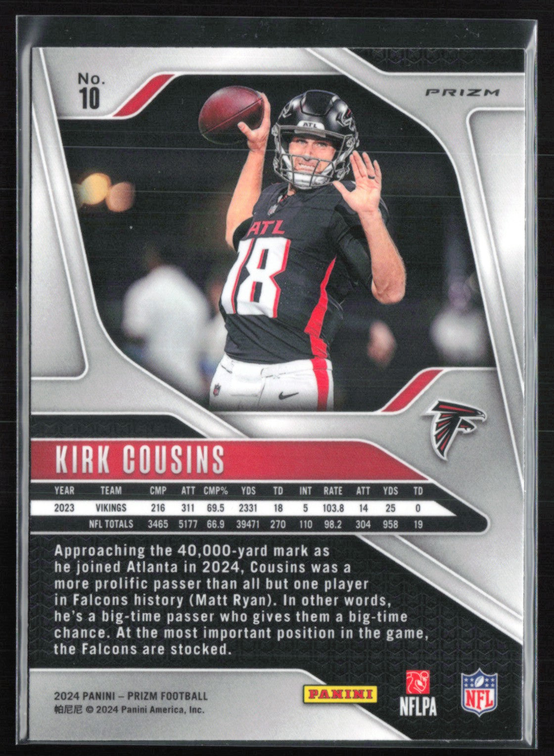 Kirk Cousins Neon Green Pulsar