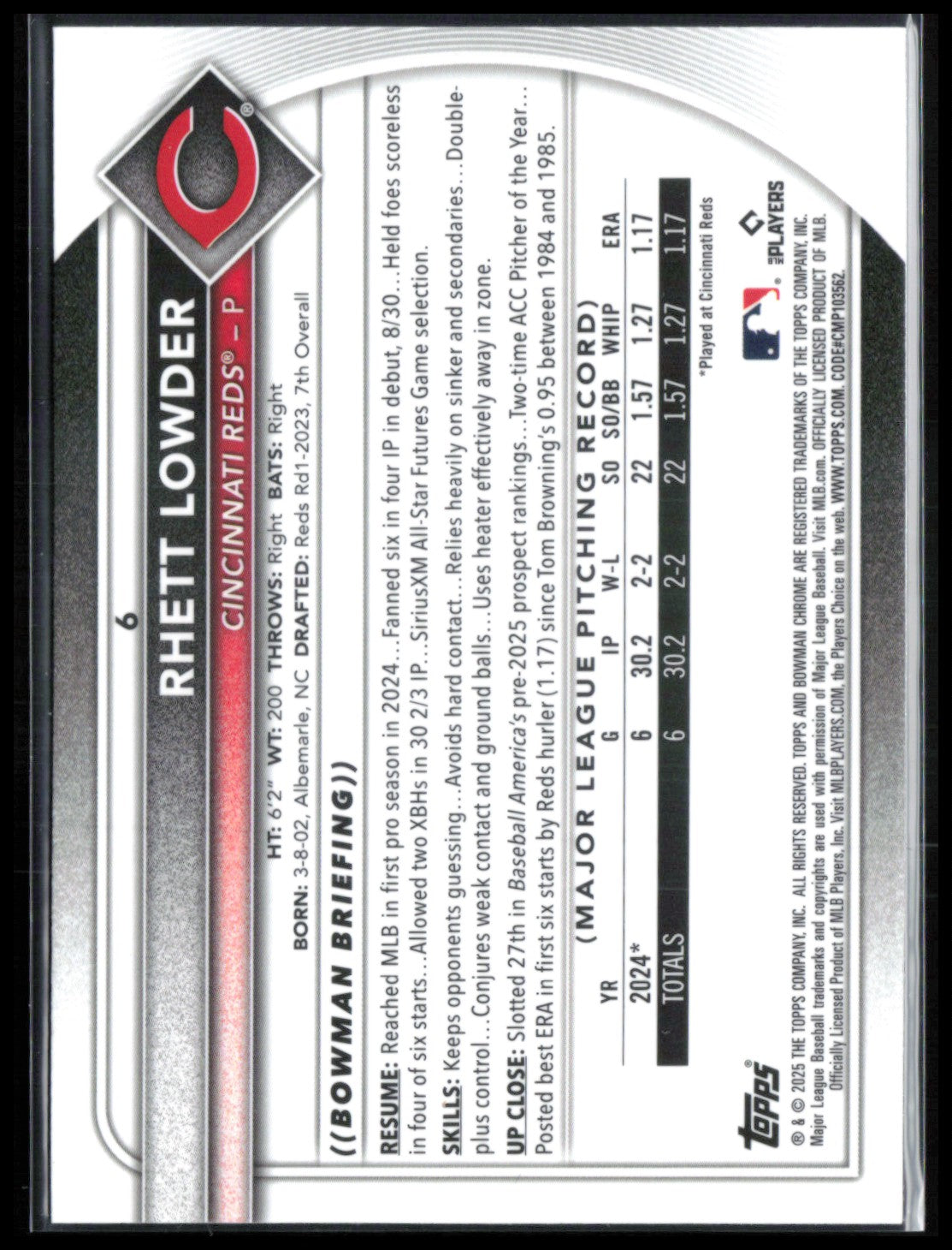 Rhett Lowder RC Mojo