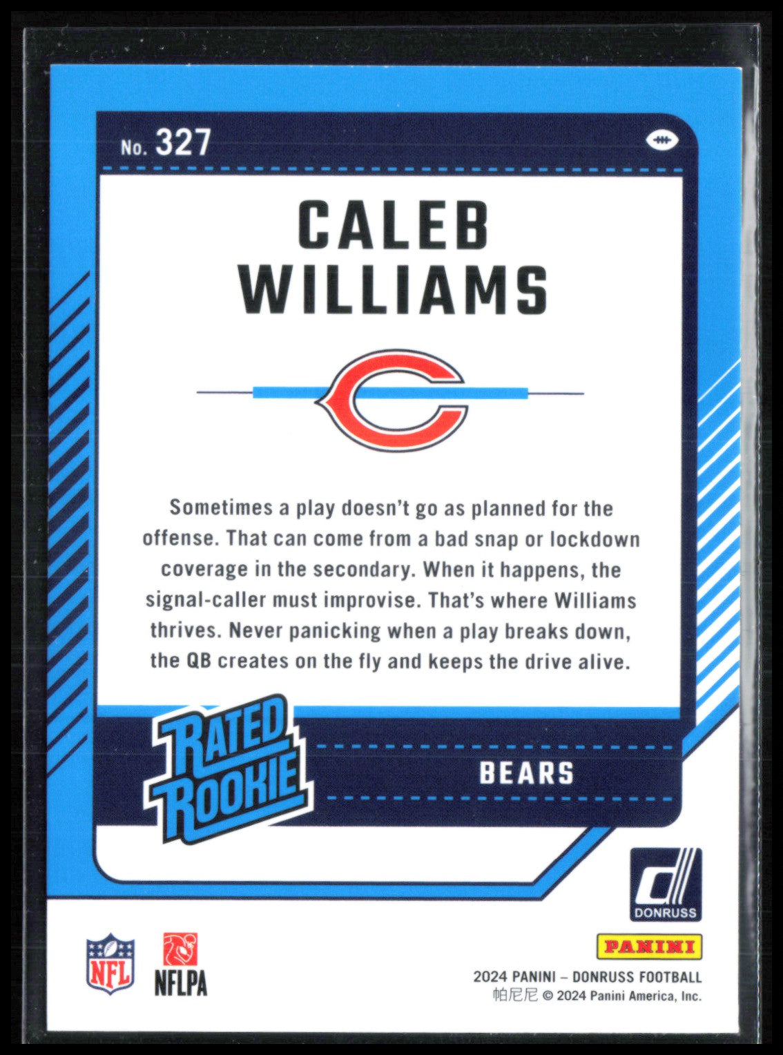 Caleb Williams RC Rated Rookie