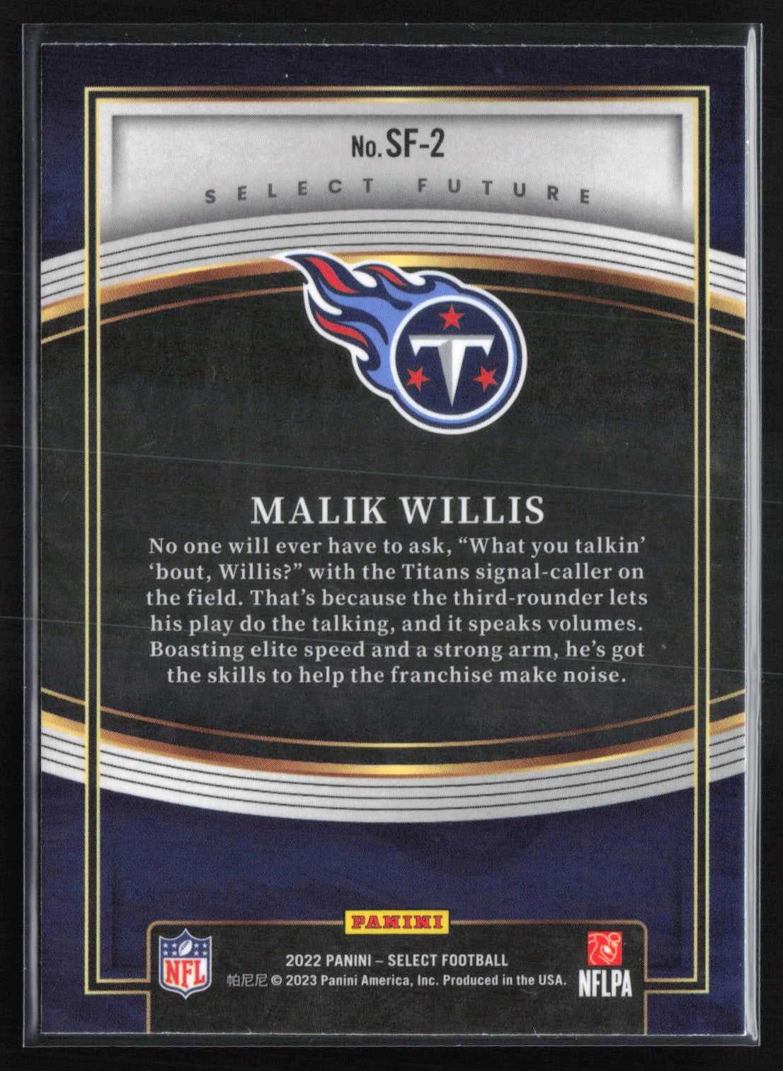 Malik Willis RC FUture