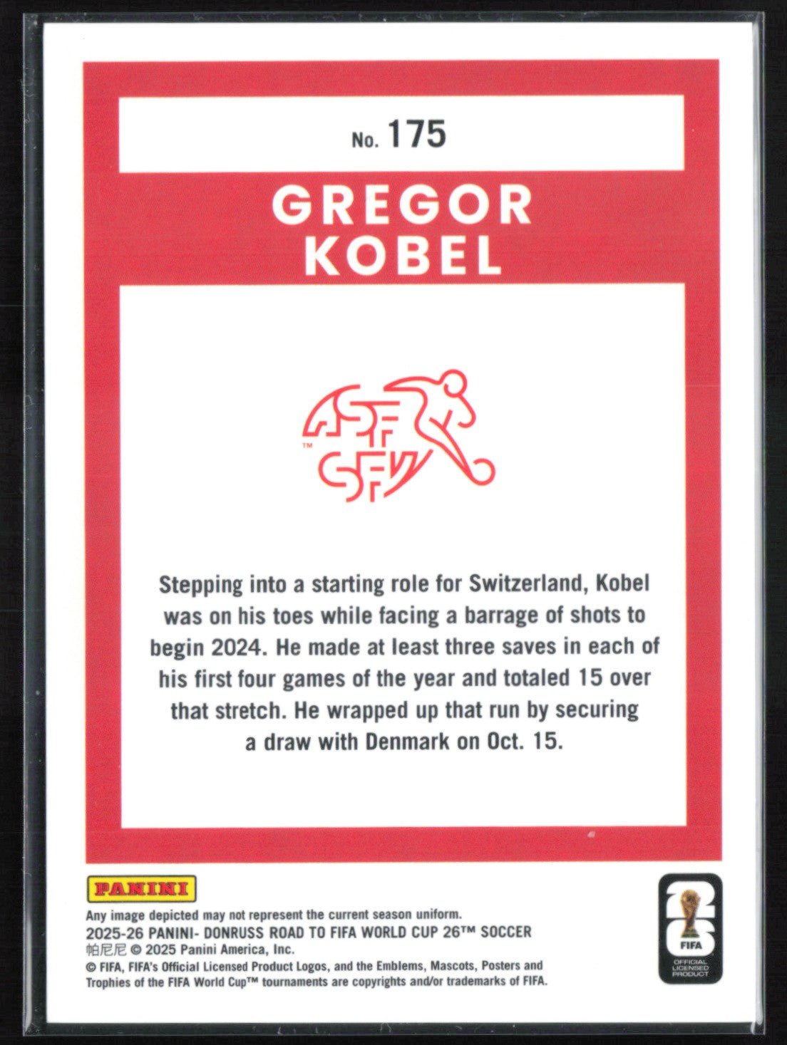 Gregor Kobel /45 Pink Foil