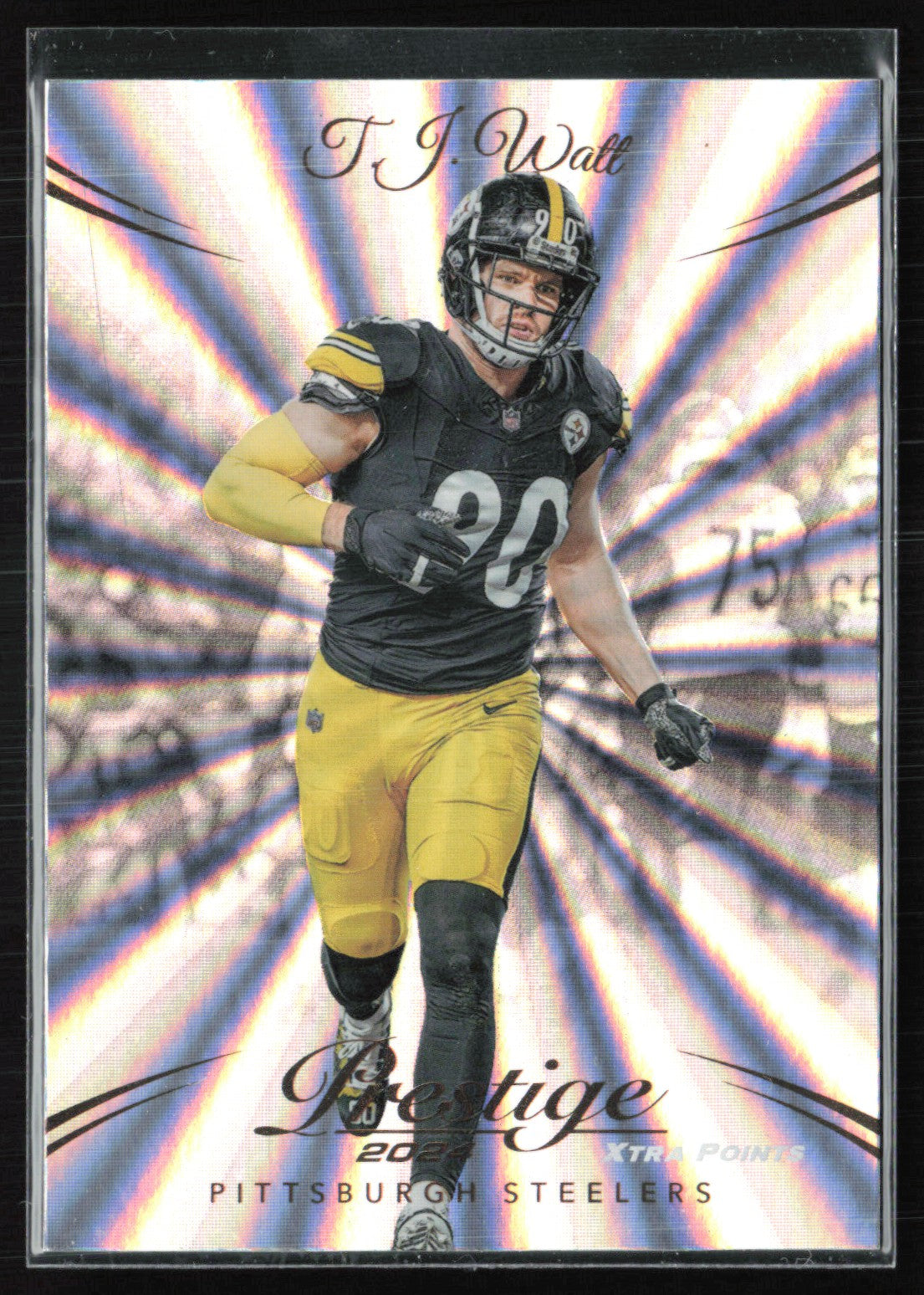 tipToe. ポイントカード 2024 Panini Prestige Xtra Points 253 T.J. Watt Xtra Points