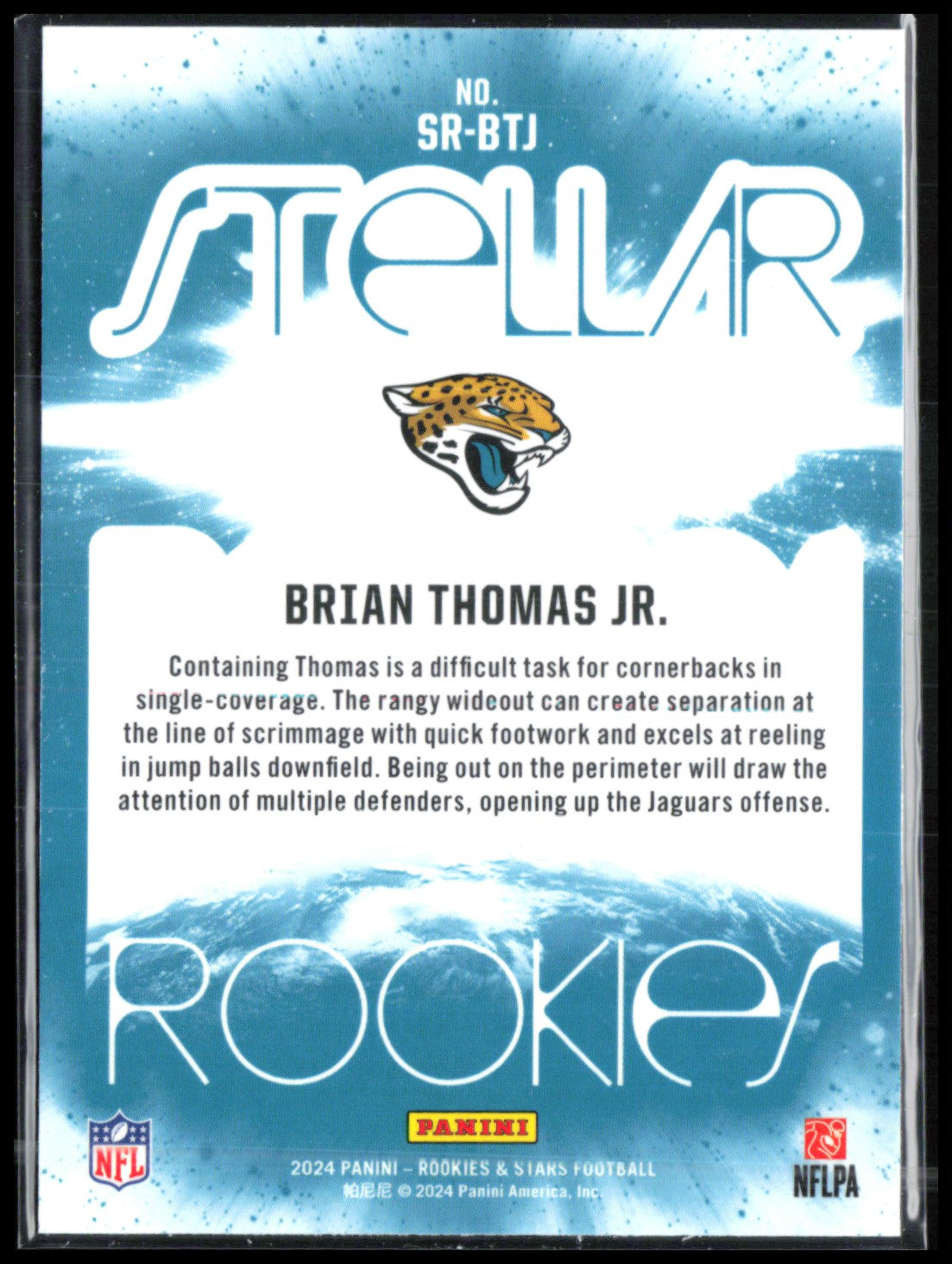 Brian Thomas Jr. RC Stellar Rookies Red Plaid