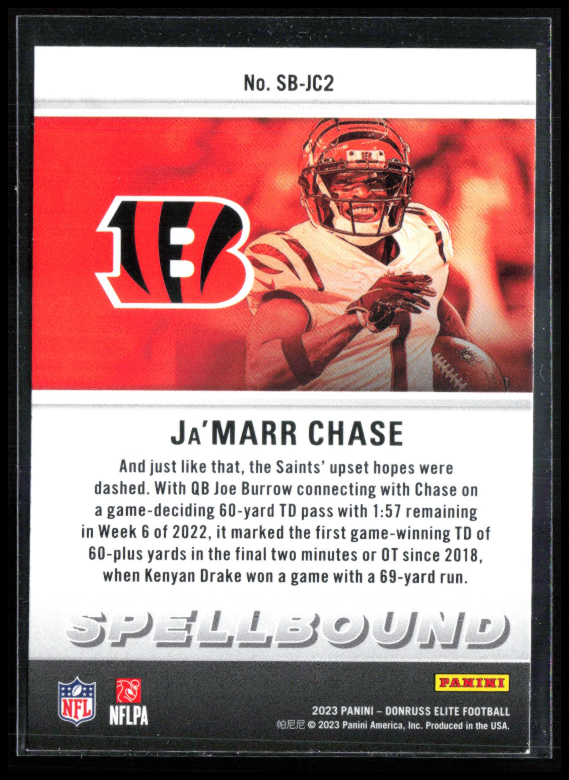 Ja'Marr Chase Spellbound H