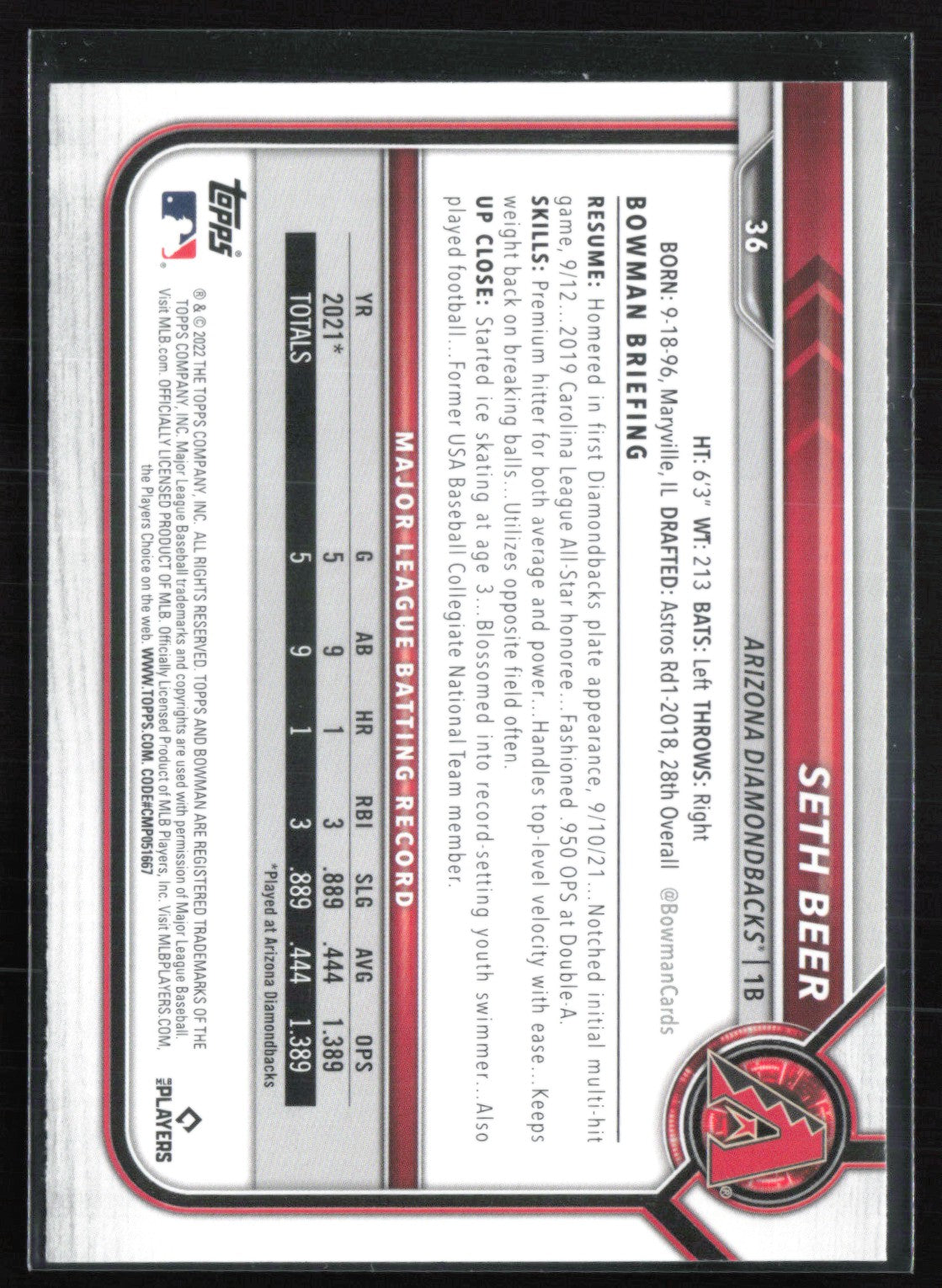 Seth Beer RC