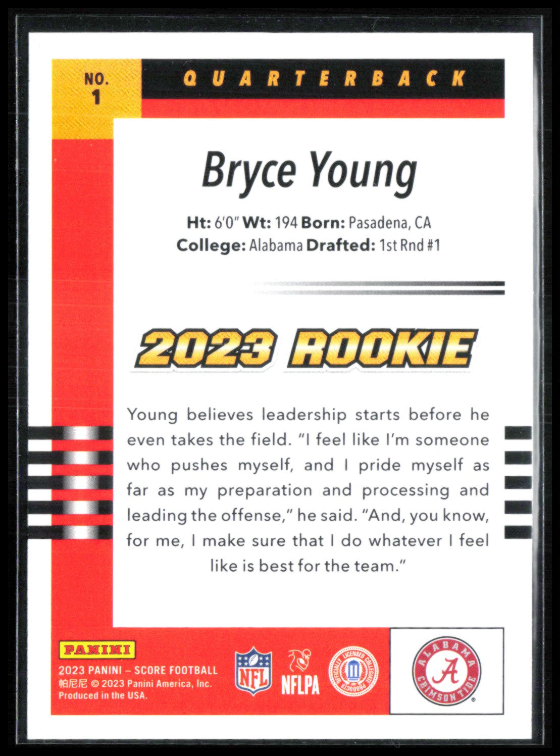 Bryce Young RC