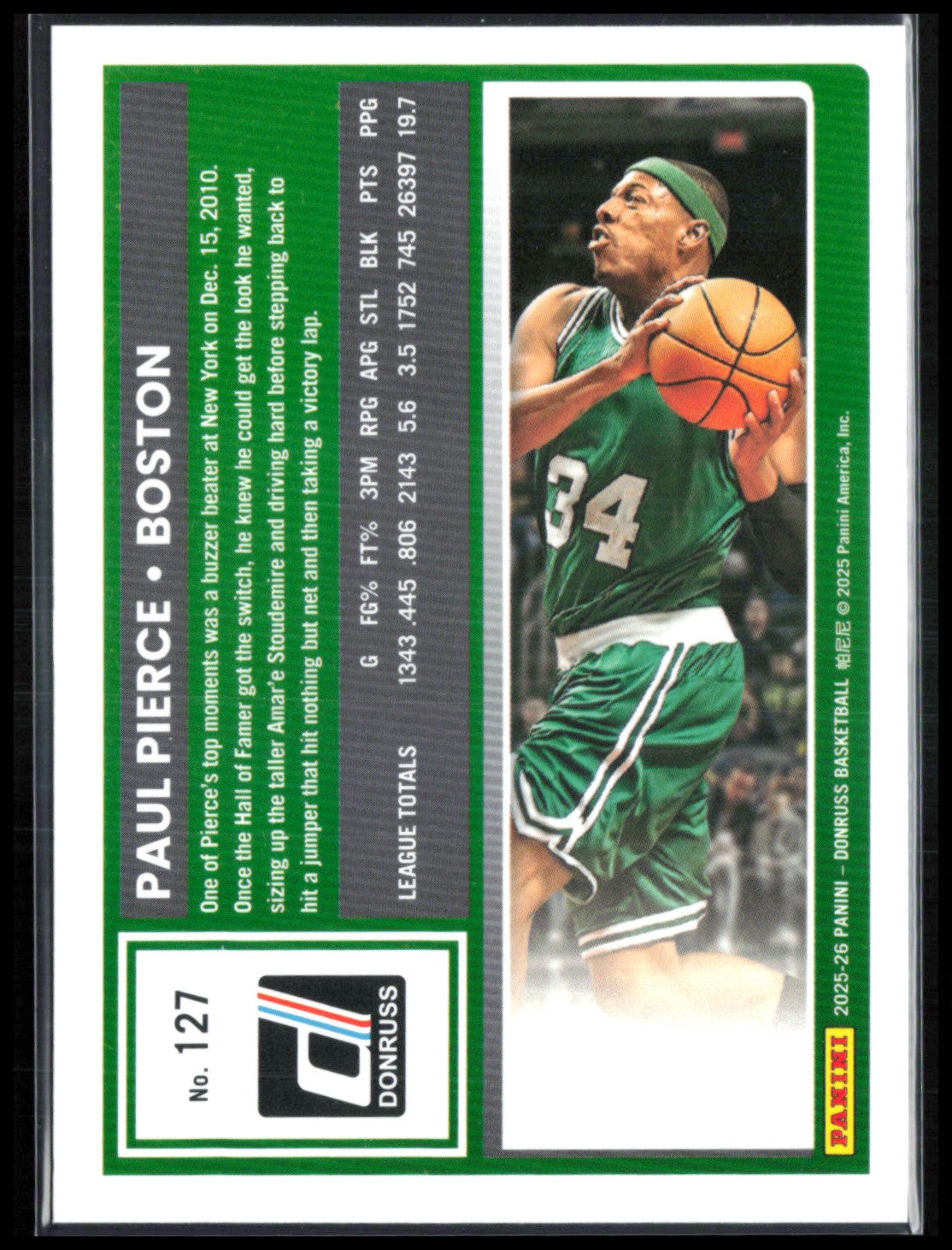 Paul Pierce Green Laser