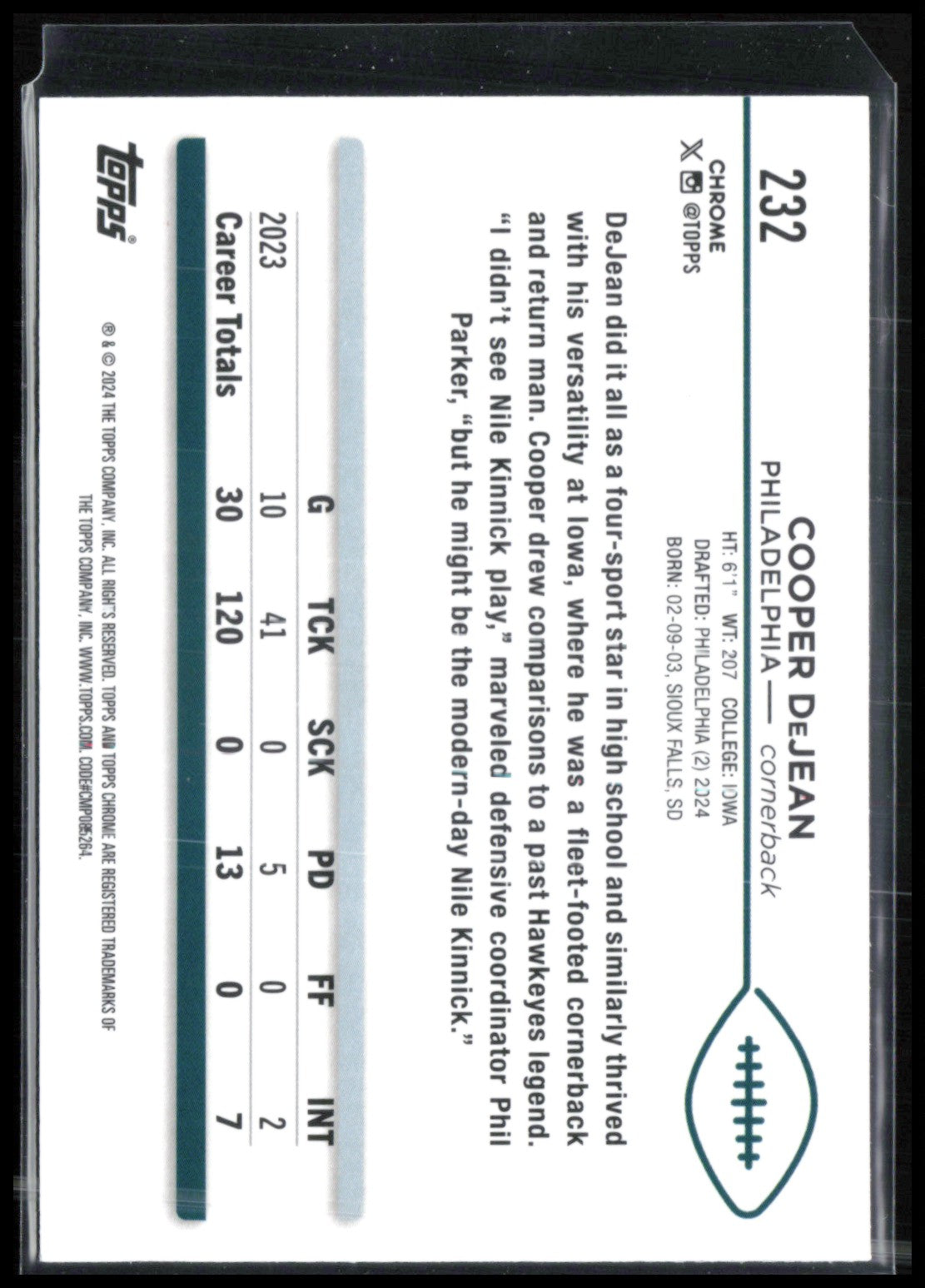 Cooper DeJean RC