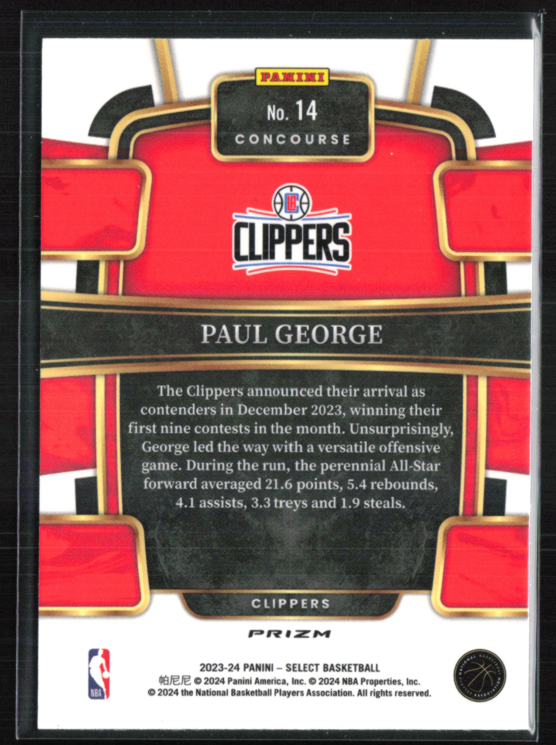 Paul George SIlver