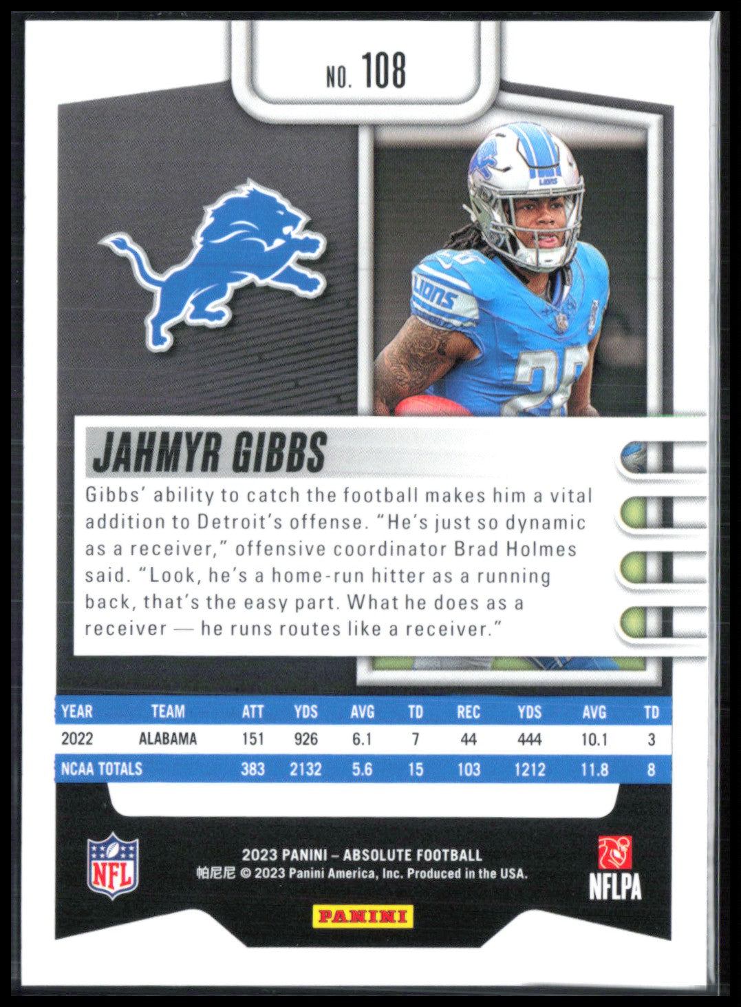 Jahmyr Gibbs RC