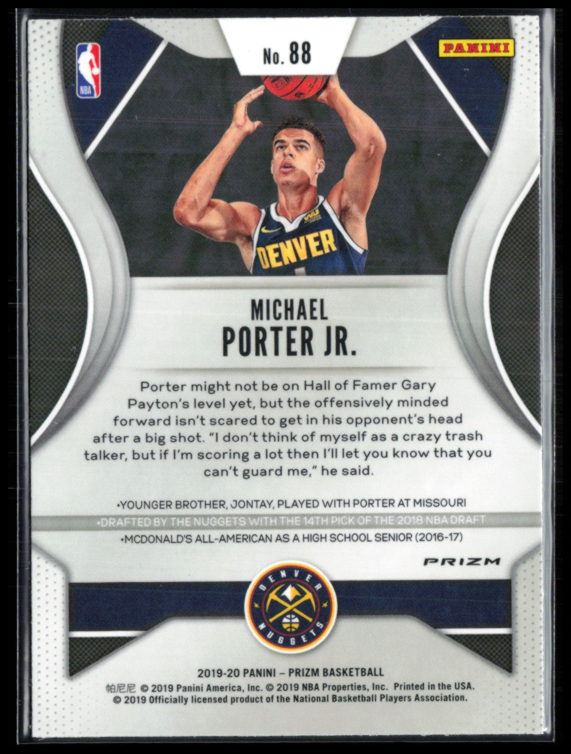 Michael Porter Jr. Green Prizm