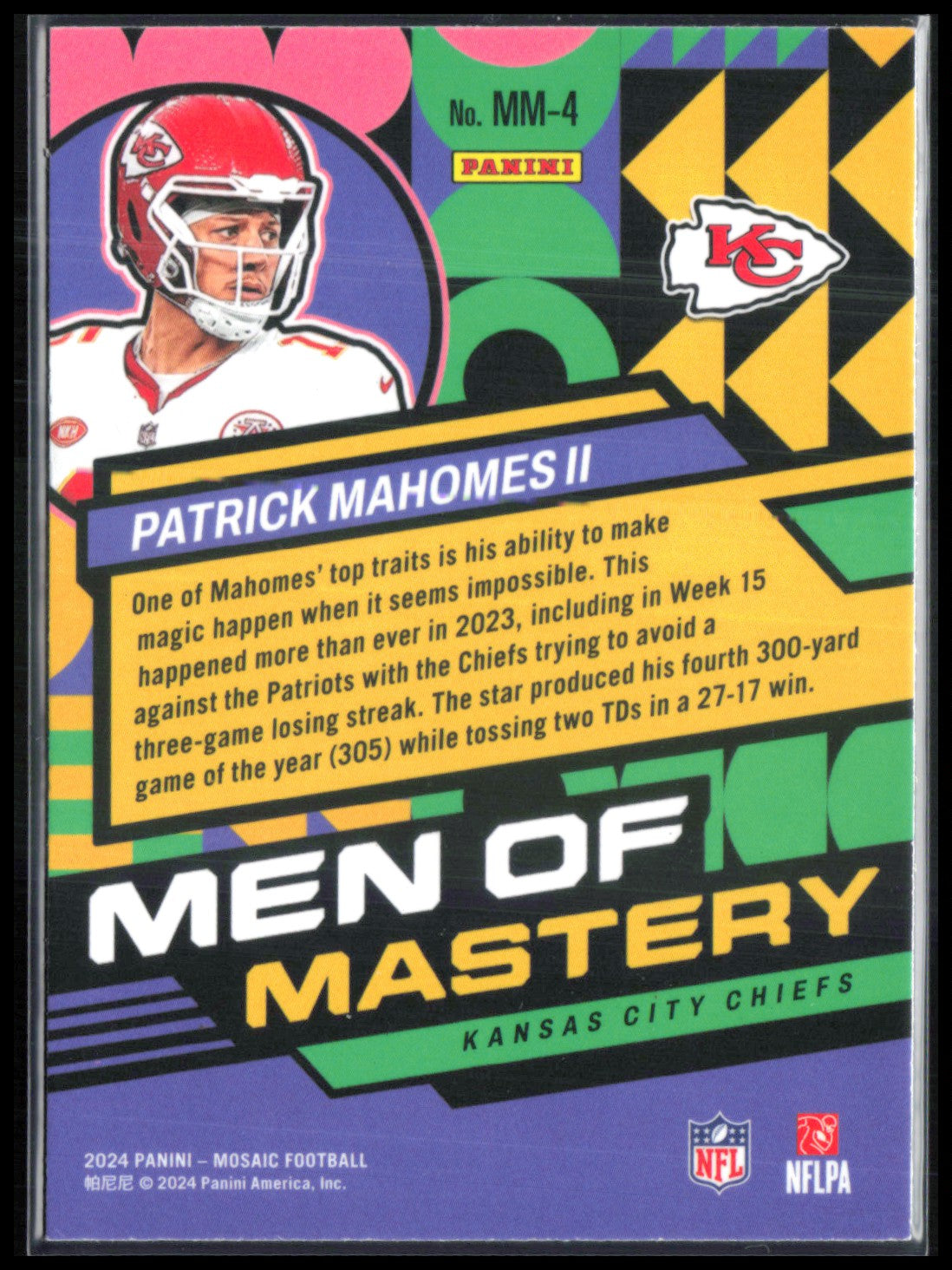 Patrick Mahomes II Men of Mastery