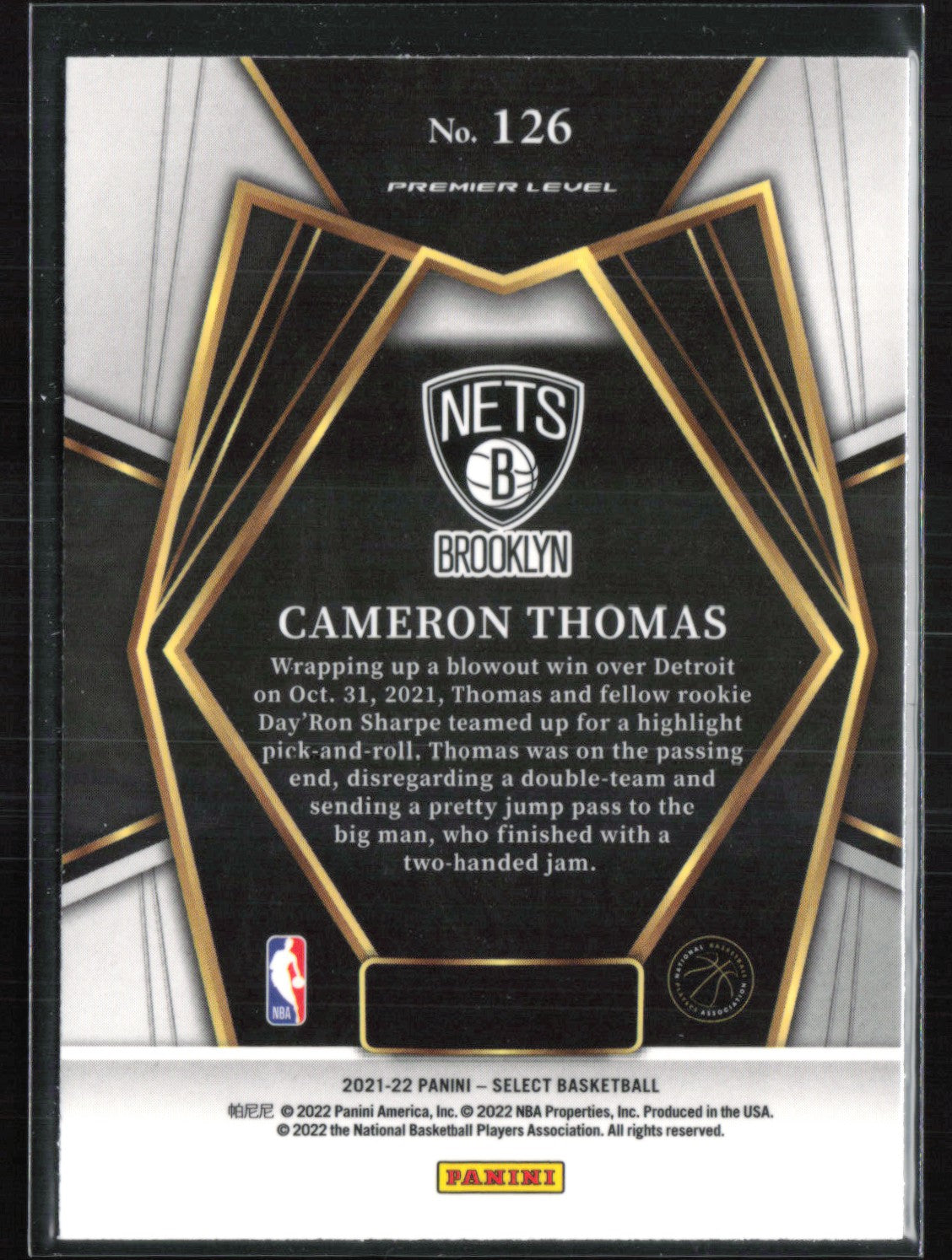 Cameron Thomas RC