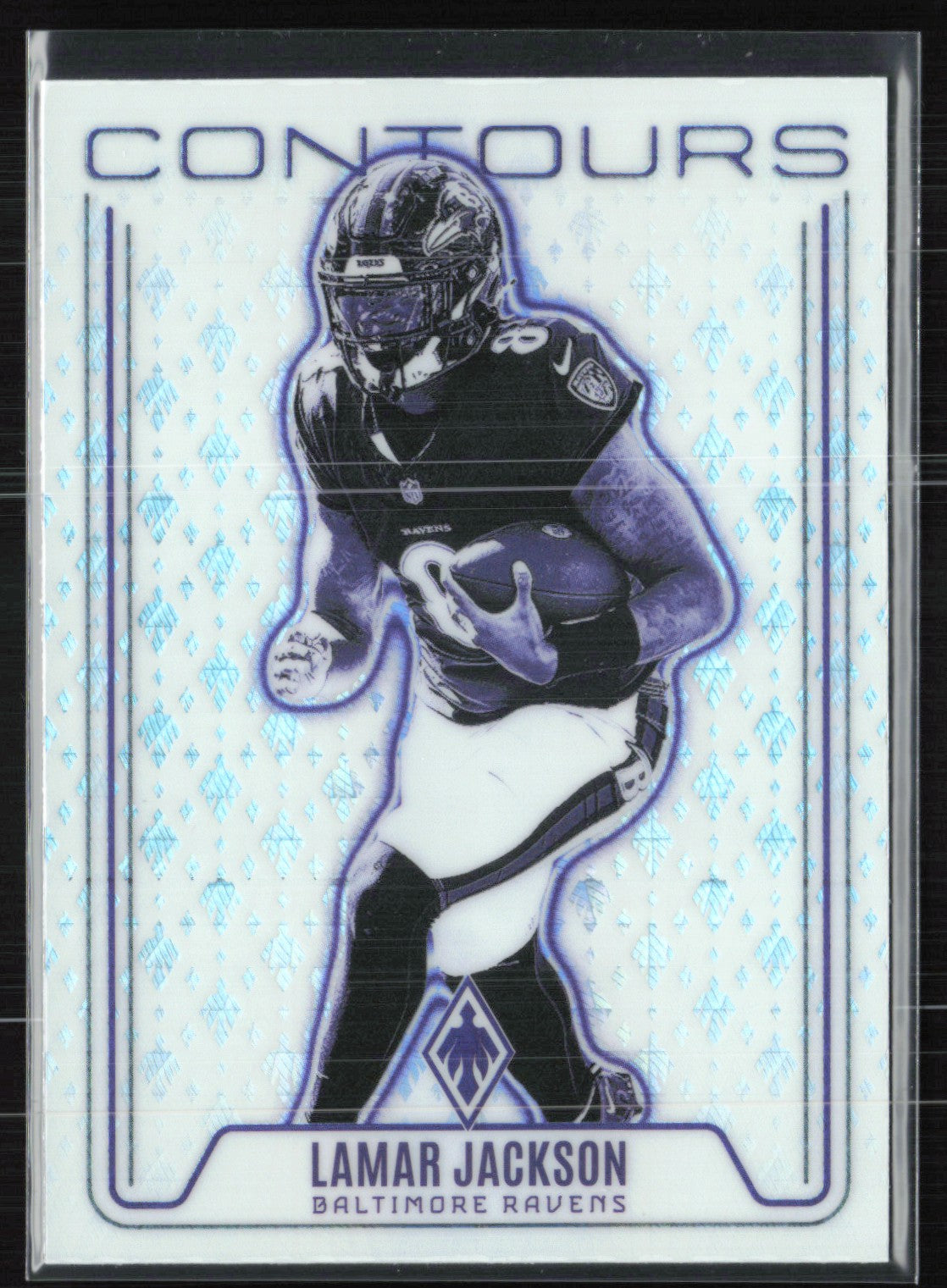 Lamar Jackson Contours Silver