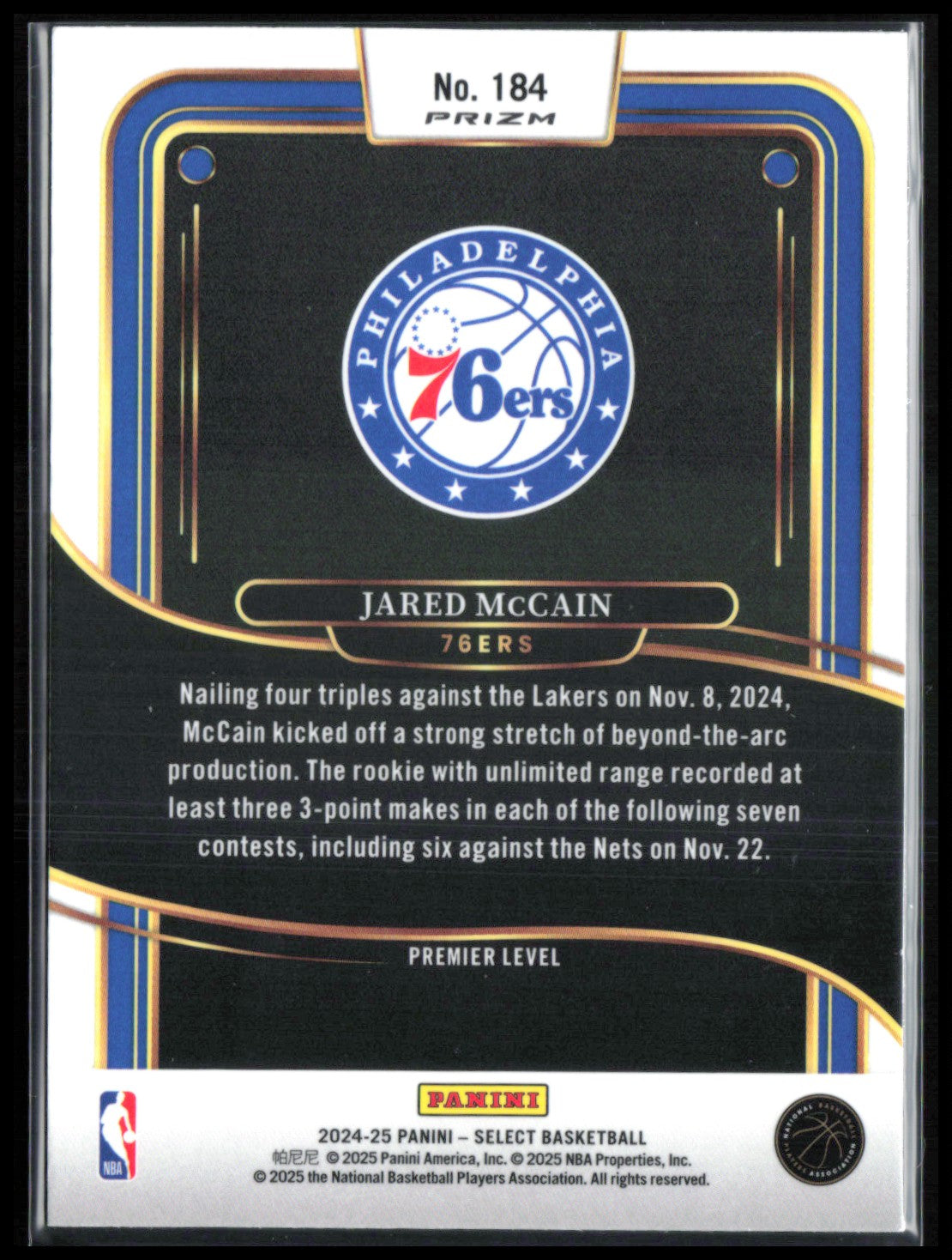 Jared McCain RC Silver