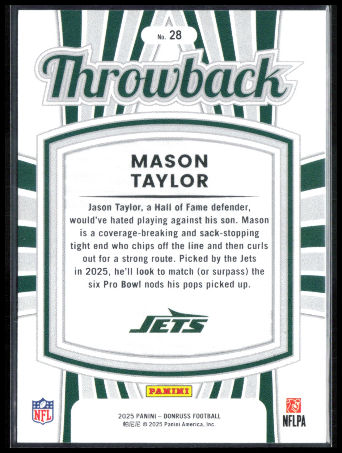 Mason Taylor RC Throwback