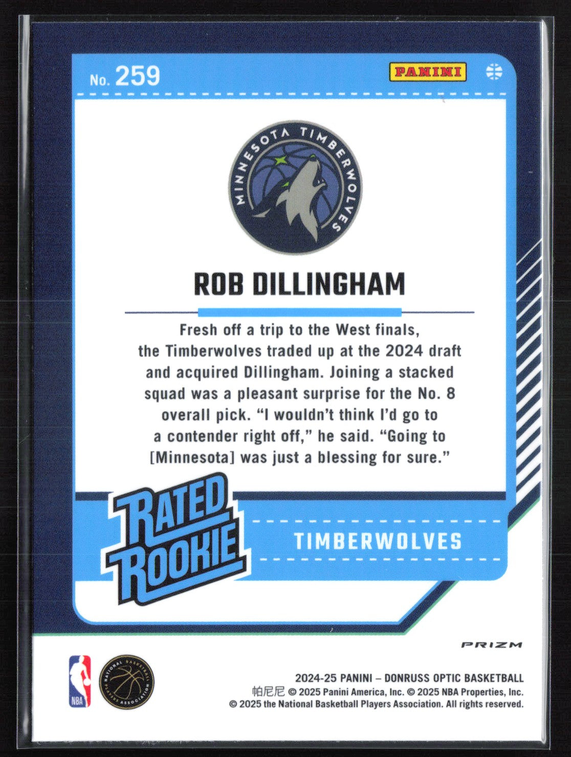 Rob Dillingham RC Pink Hyper