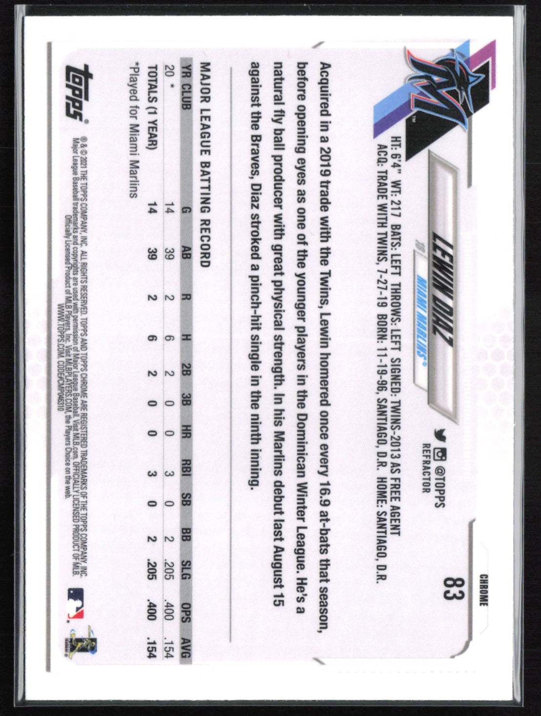 Lewin Diaz RC Refractor