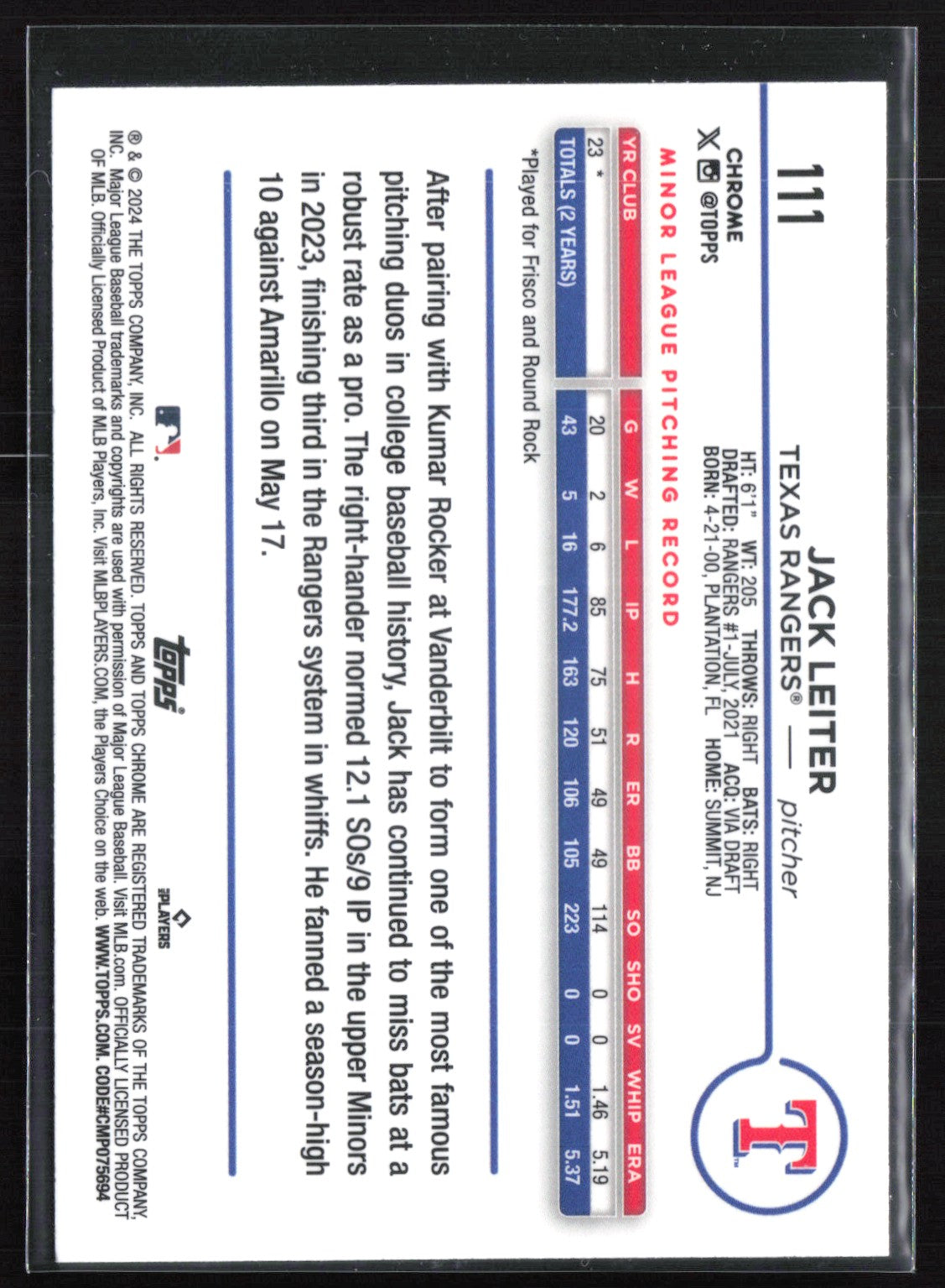 Jack Leiter RC