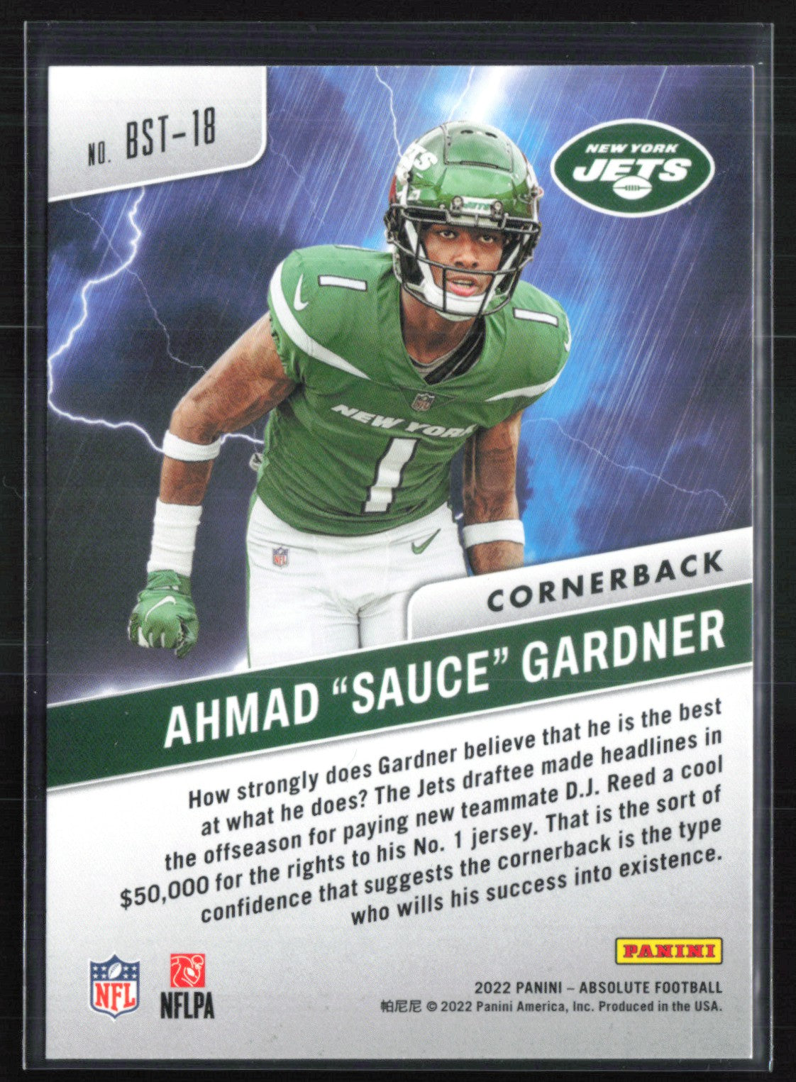 Ahmad Sauce Gardner RC By Storm