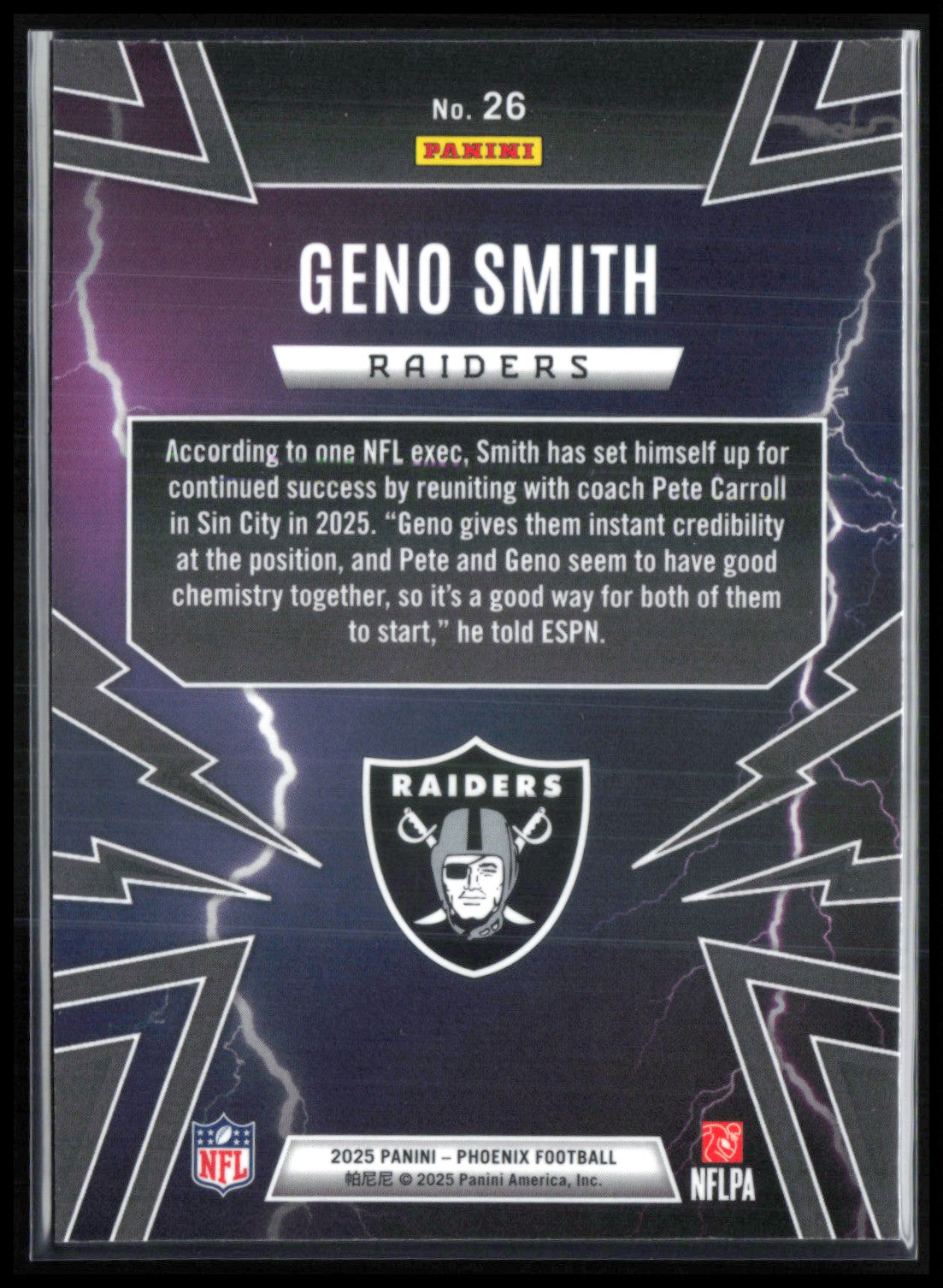 Geno Smith Thunderbirds