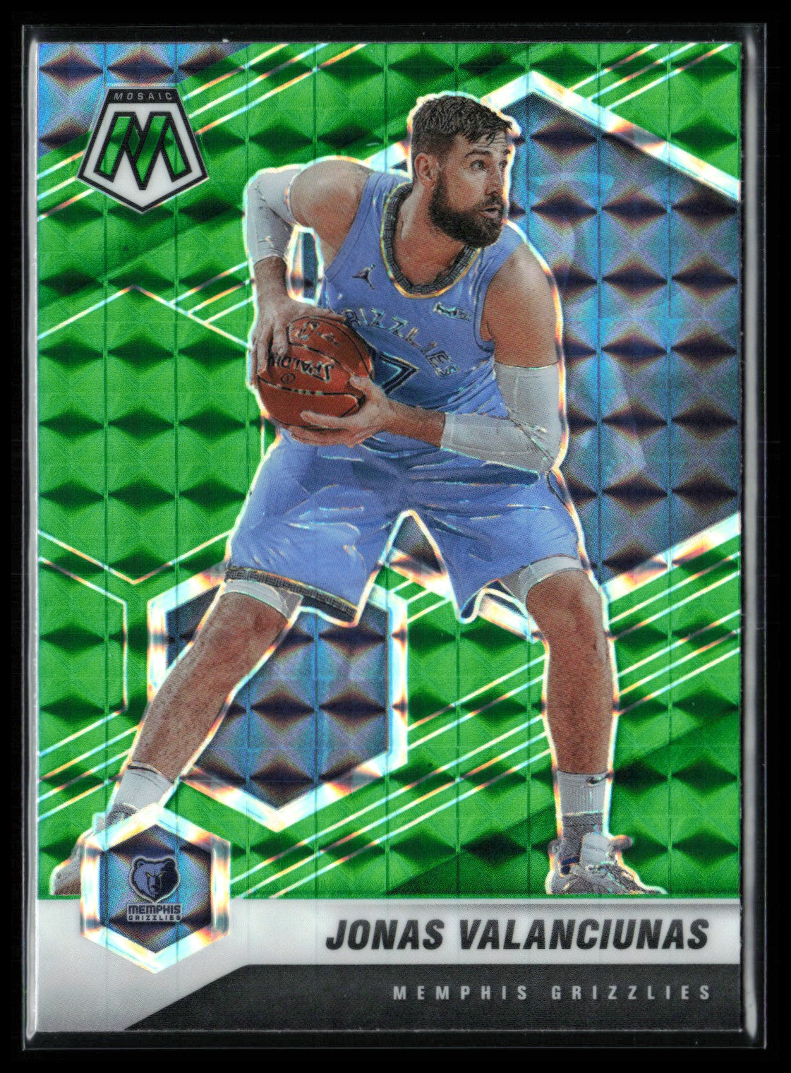 Jonas Valanciunas Green Mosaic
