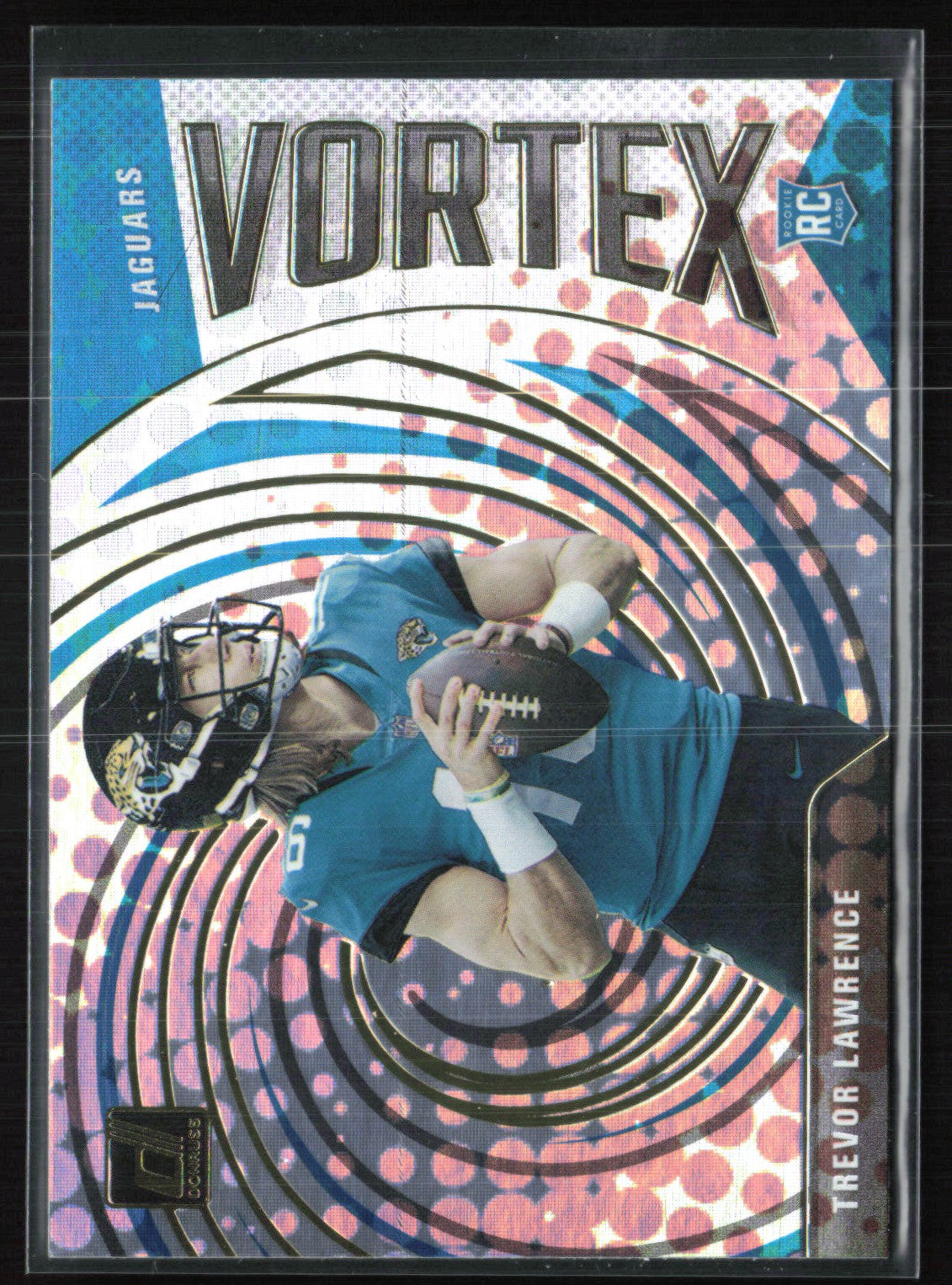 2021 Panini Chronicles Unparalleled 10 Trevor Lawrence RC Vortex
