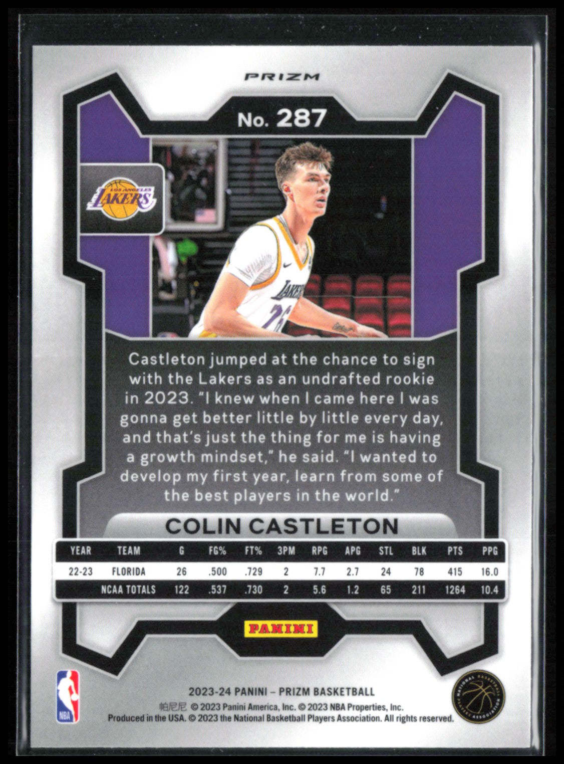 Colin Castleton RC Green