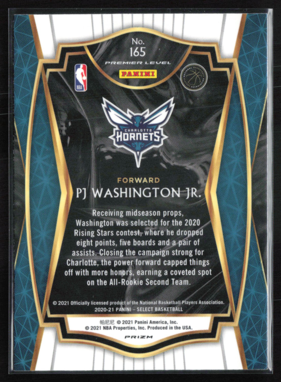 PJ Washington Jr. Tri-Color Shimmer