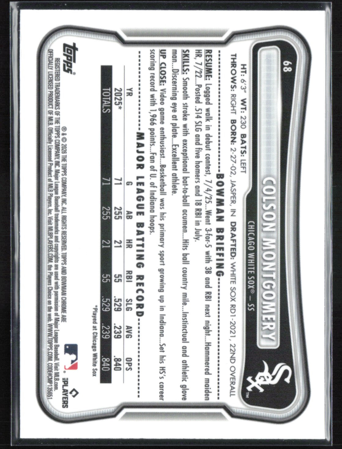 Colson Montgomery RC mojo