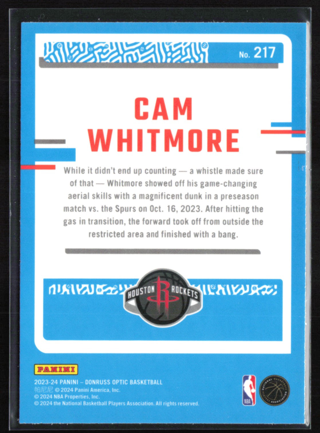 Cam Whitmore RC