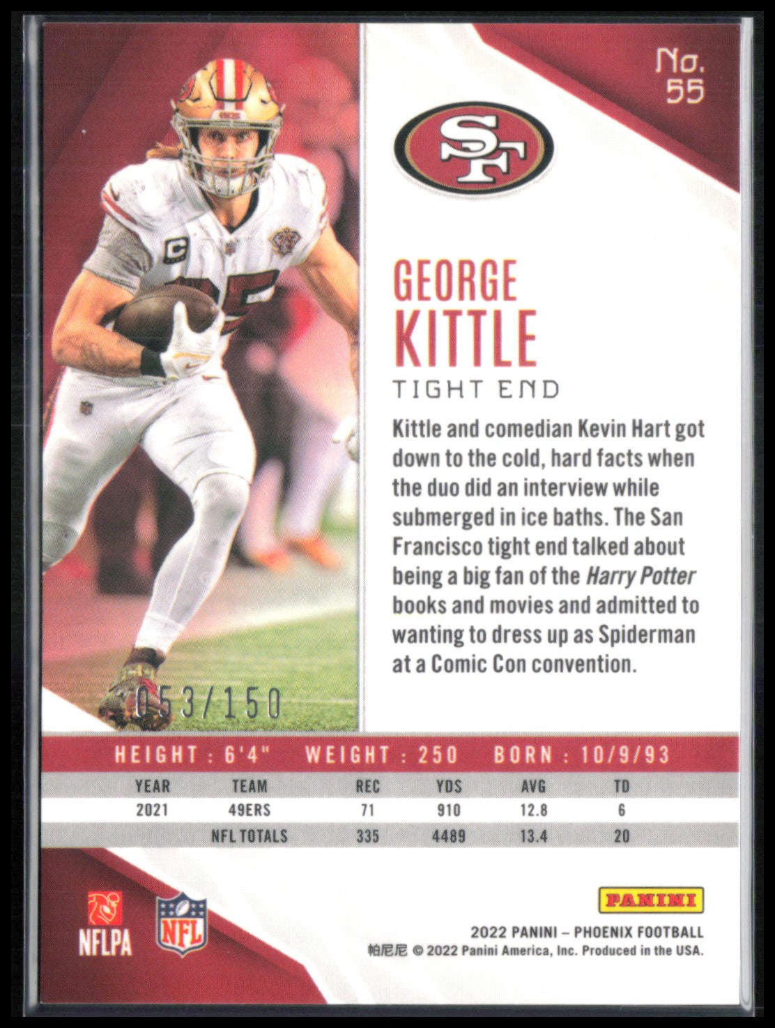 George Kittle Teal /150 2022 Phoenix
