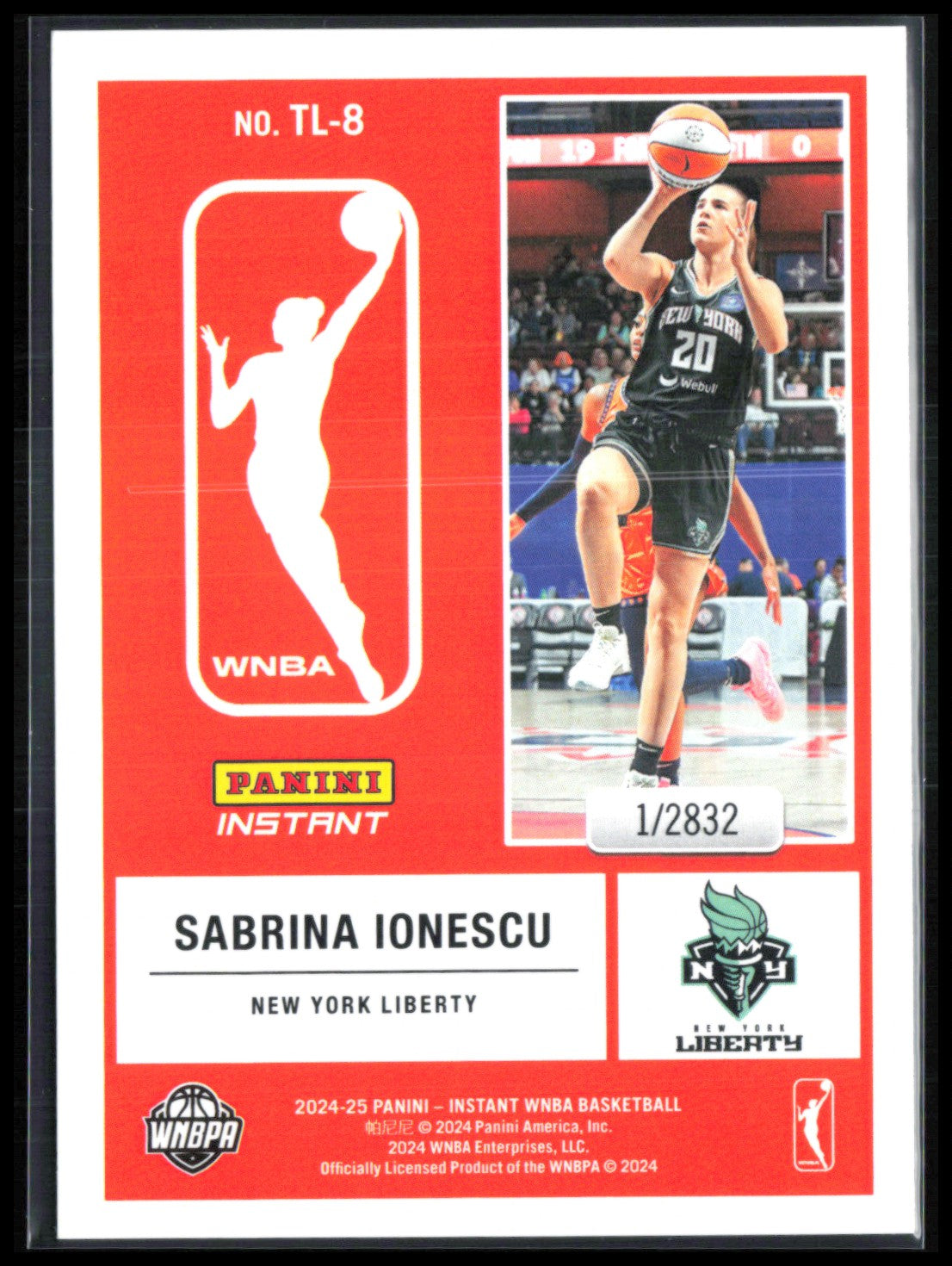Sabrina Ionescu /2832