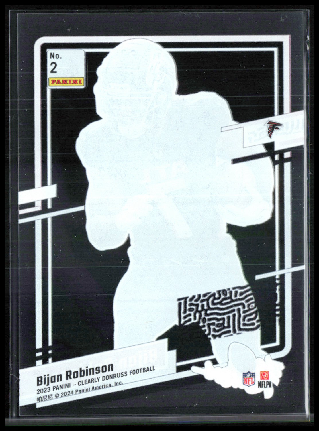 Bijan Robinson RC The Rookies Clearly Donruss