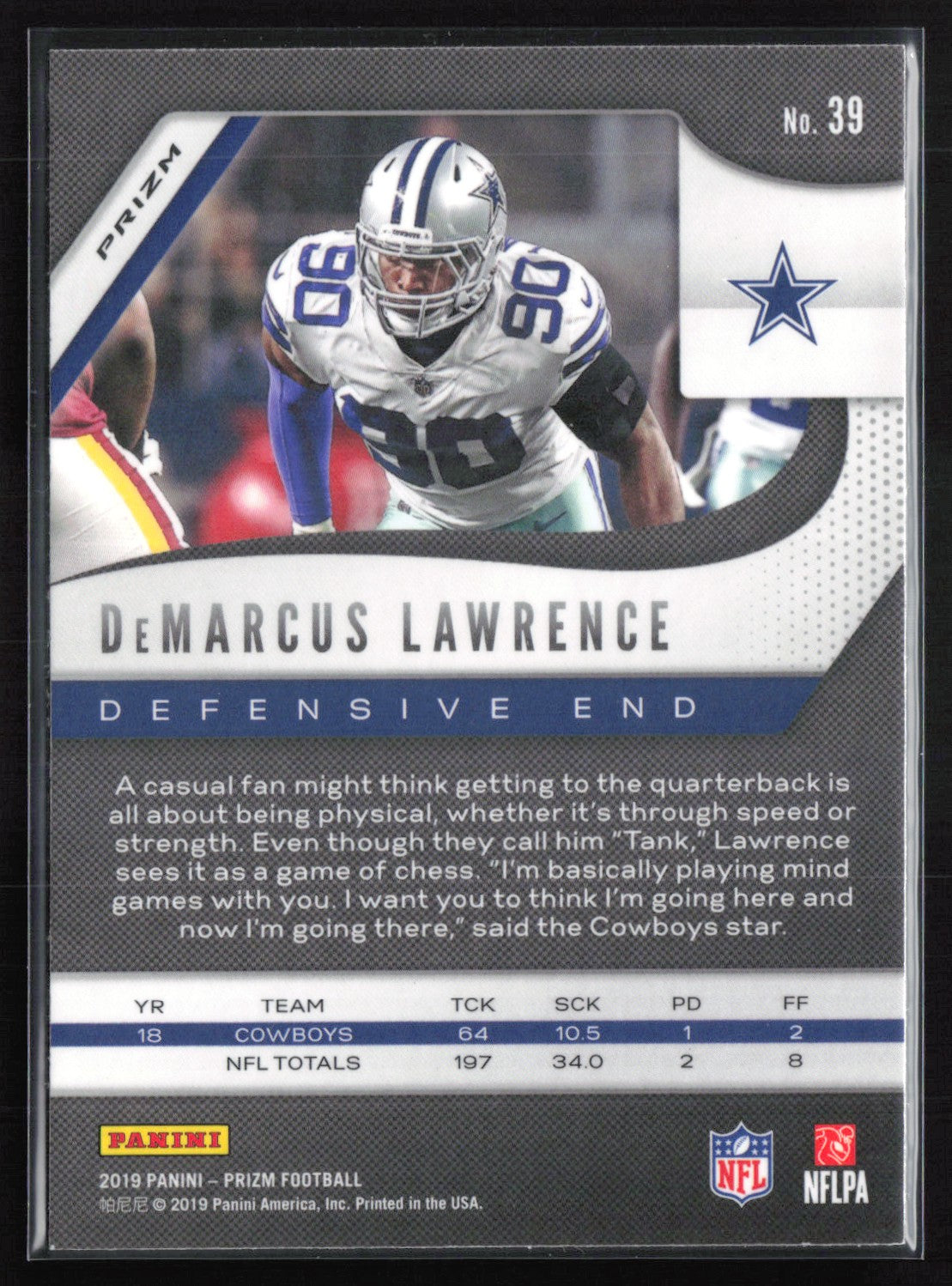 DeMarcus Lawrence RWB Prizm