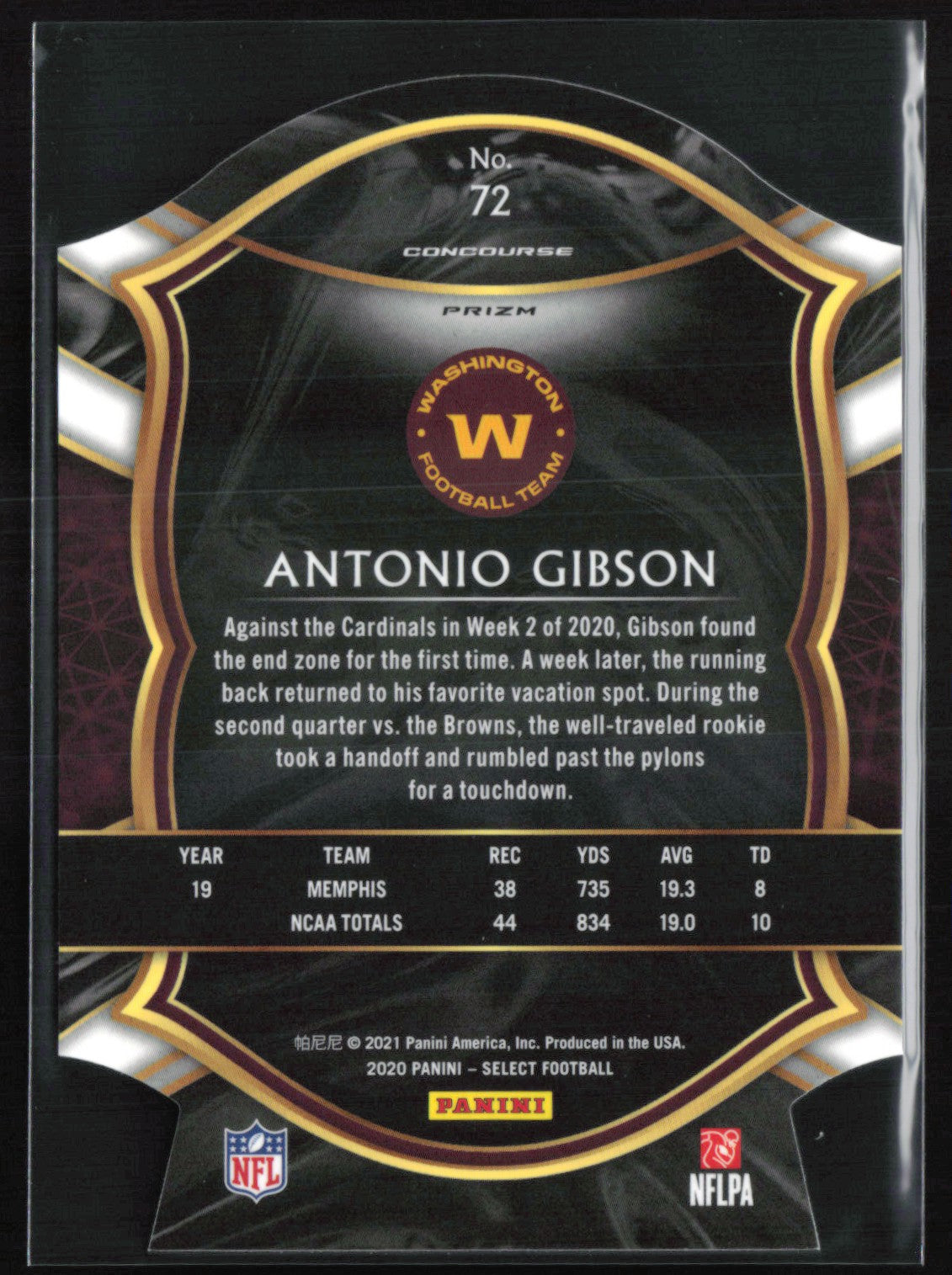 Antonio Gibson RC Light Blue