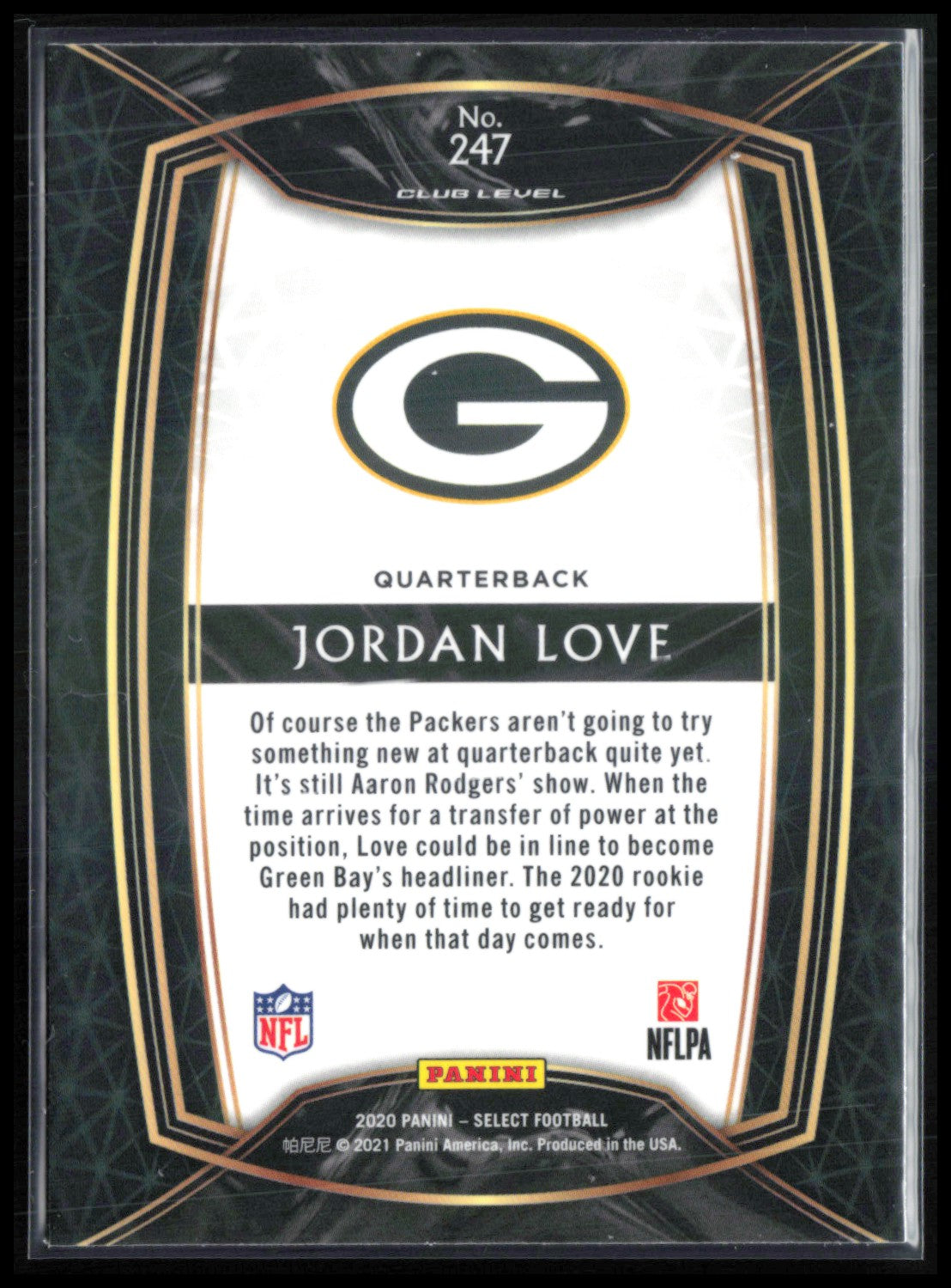 Jordan Love RC Club Level