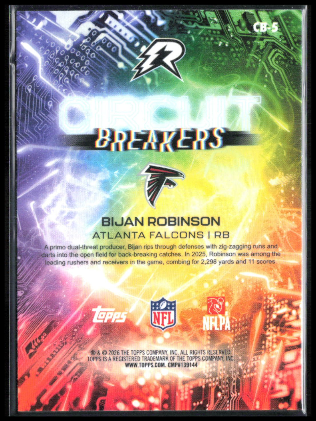 Bijan Robinson Circuit Breakers